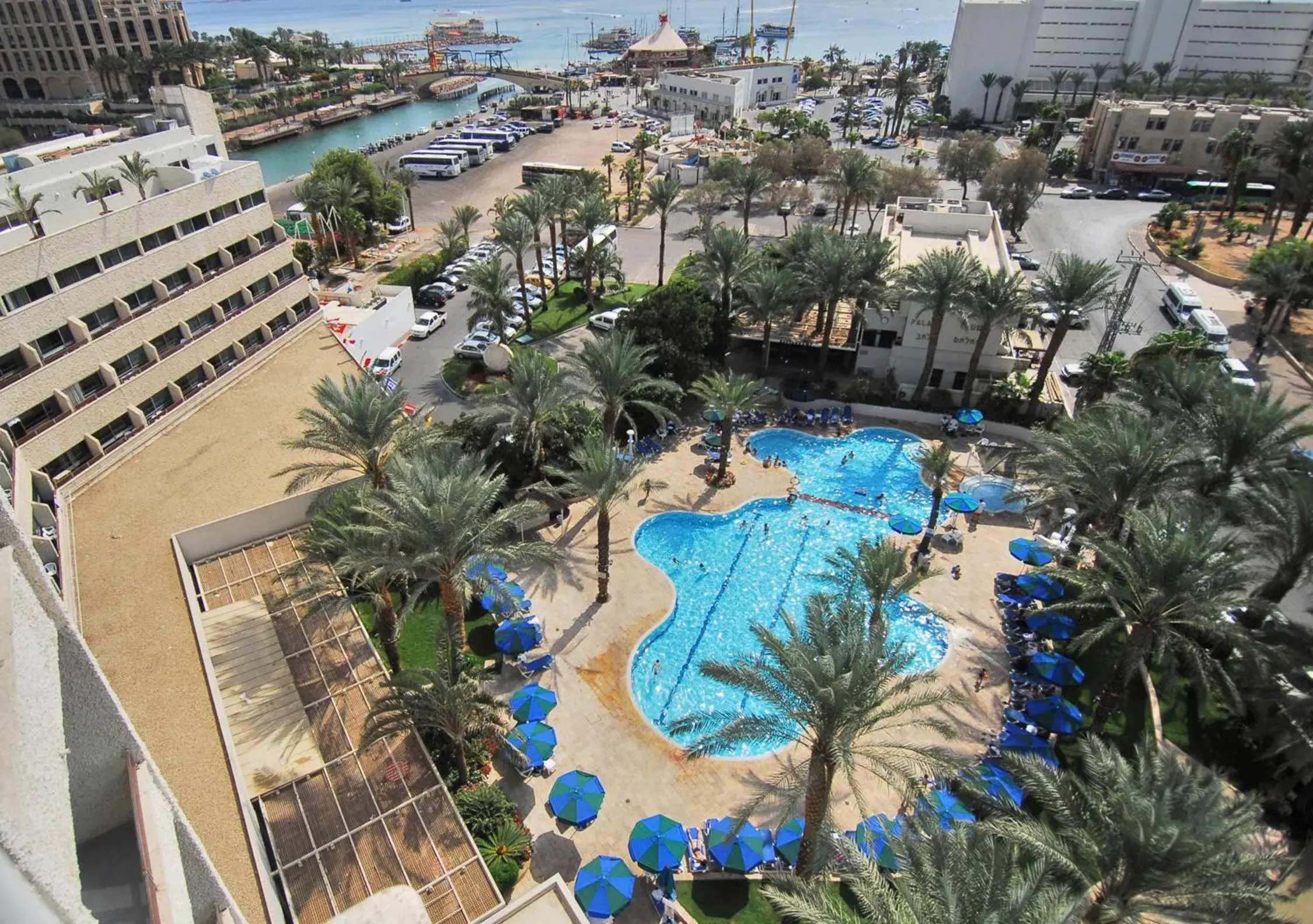 Swimming pool, Pool View in Caesar Premier Eilat Hotel