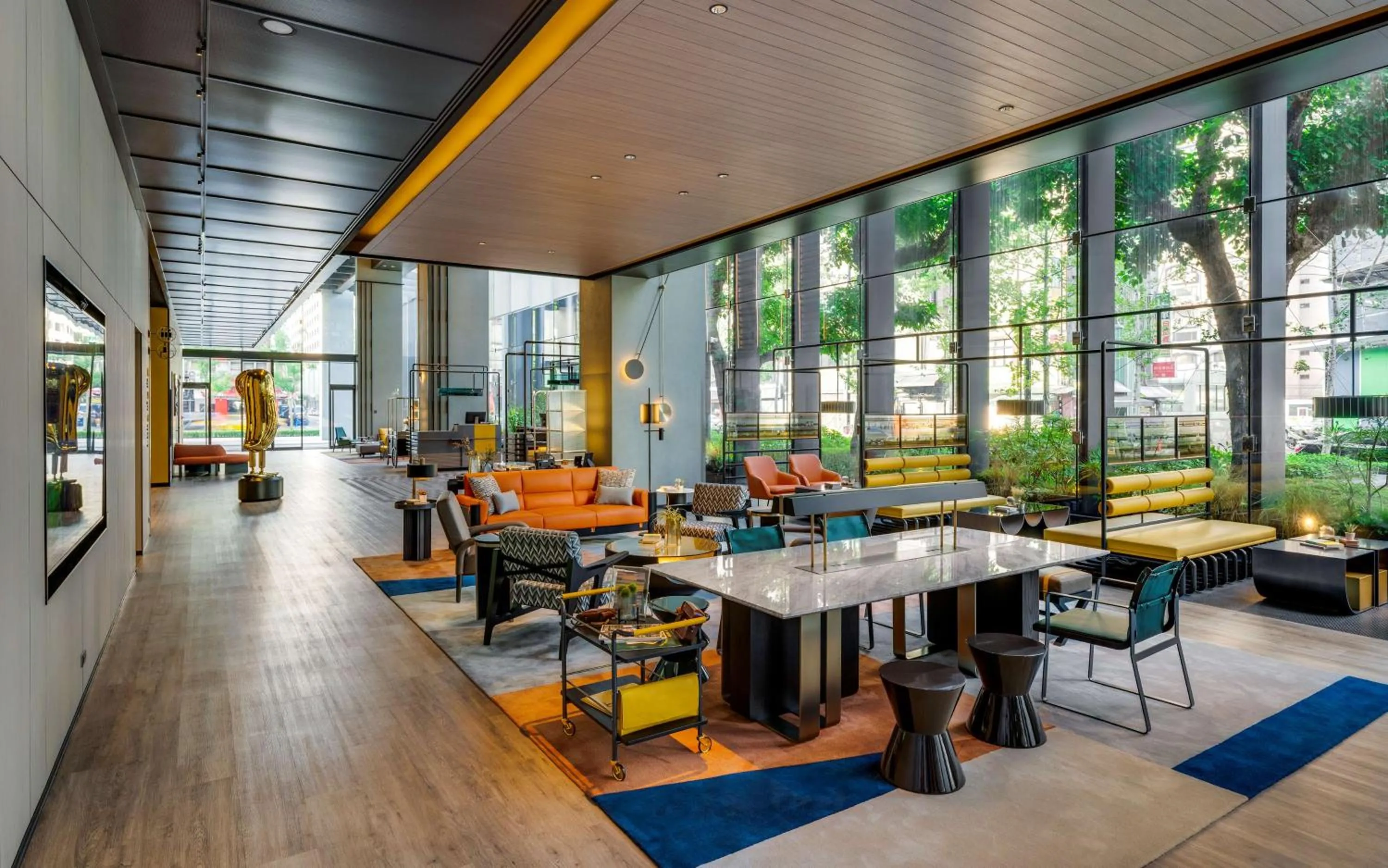 Lobby or reception in Hotel Resonance Taipei, Tapestry Collection by Hilton