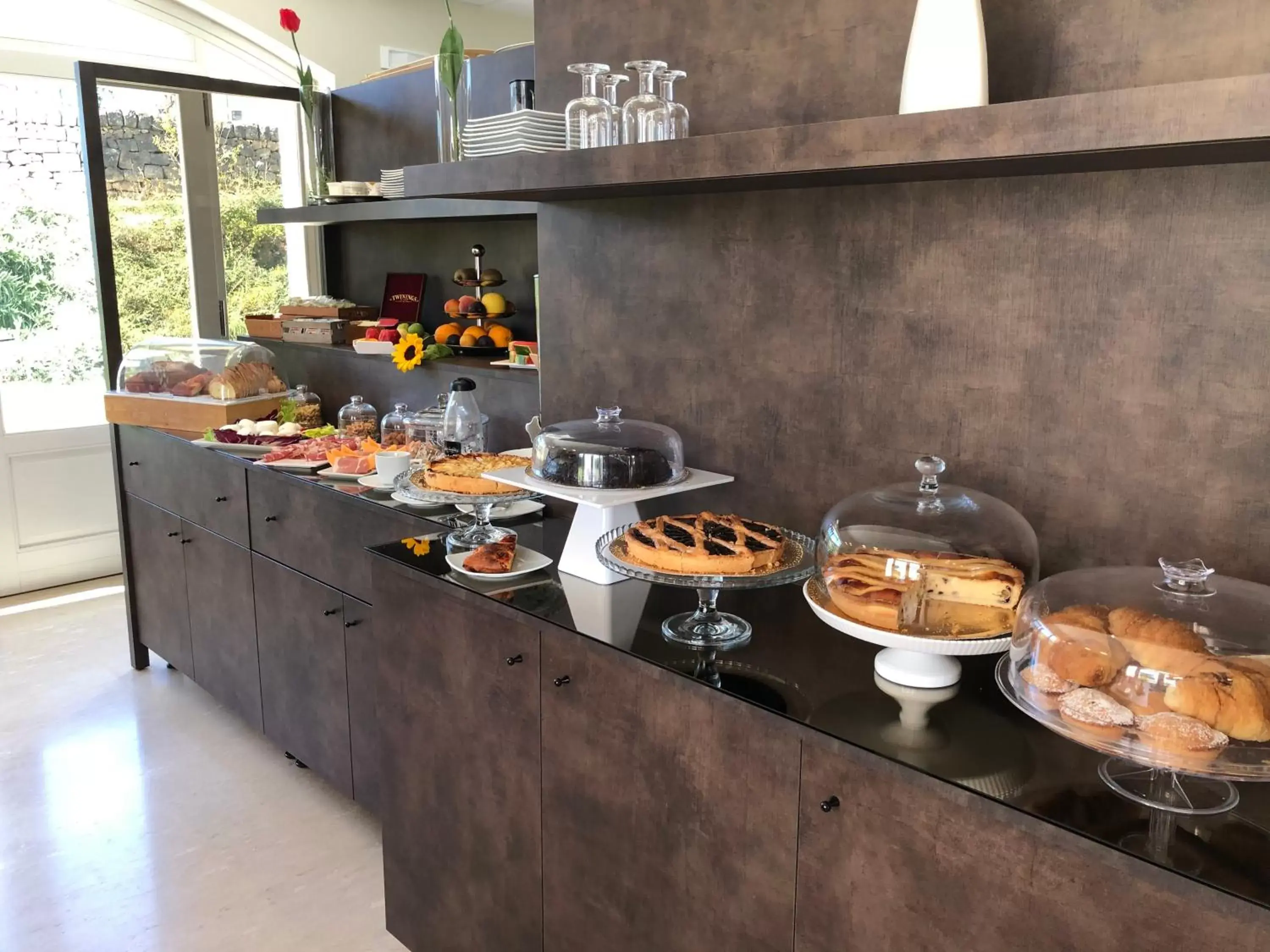 Italian breakfast in Hotel Cave Del Sole Italian breakfast in Hotel Cave Del Sole