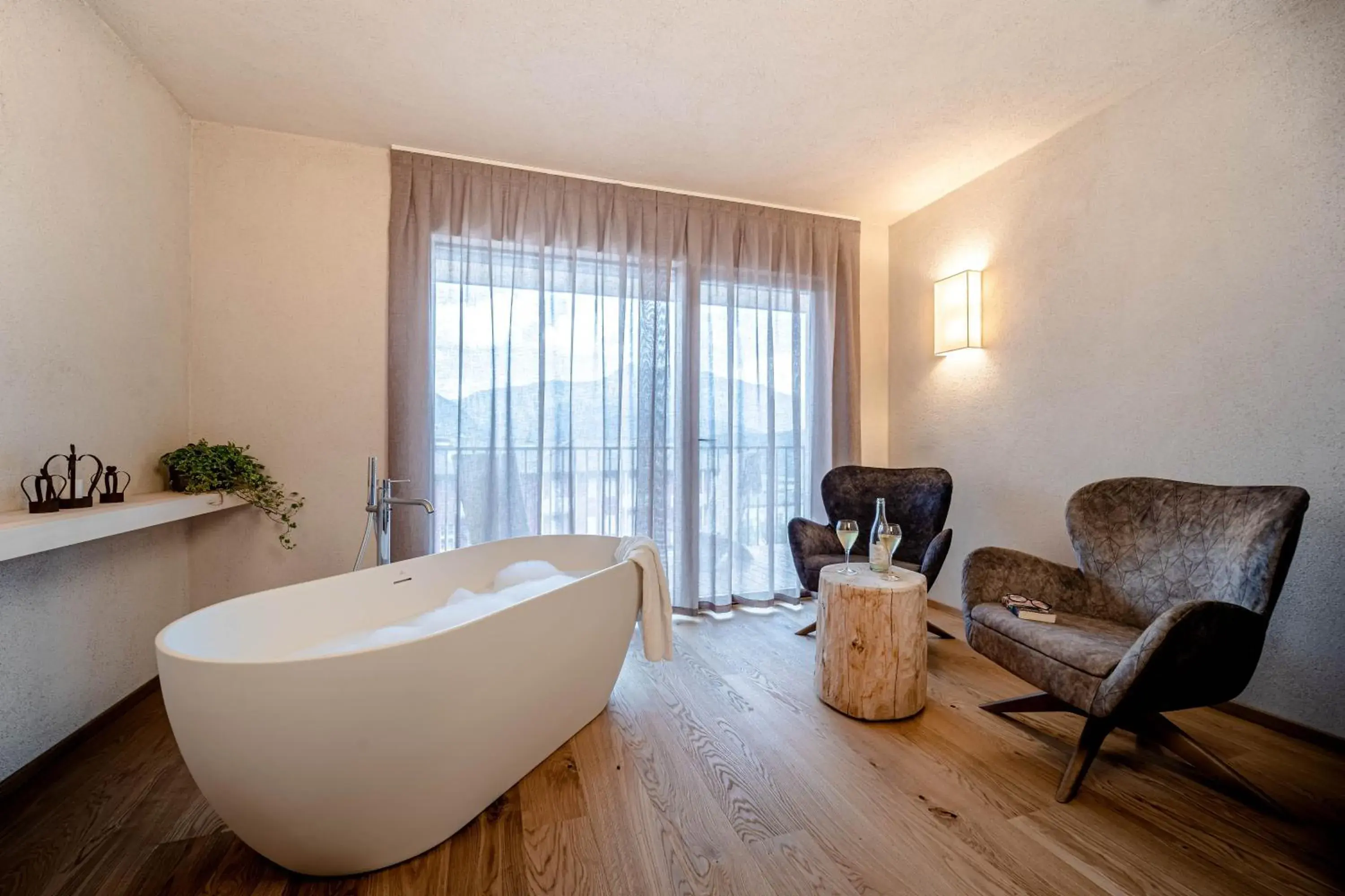 Bedroom in Sport & Wellness Hotel Cristallo