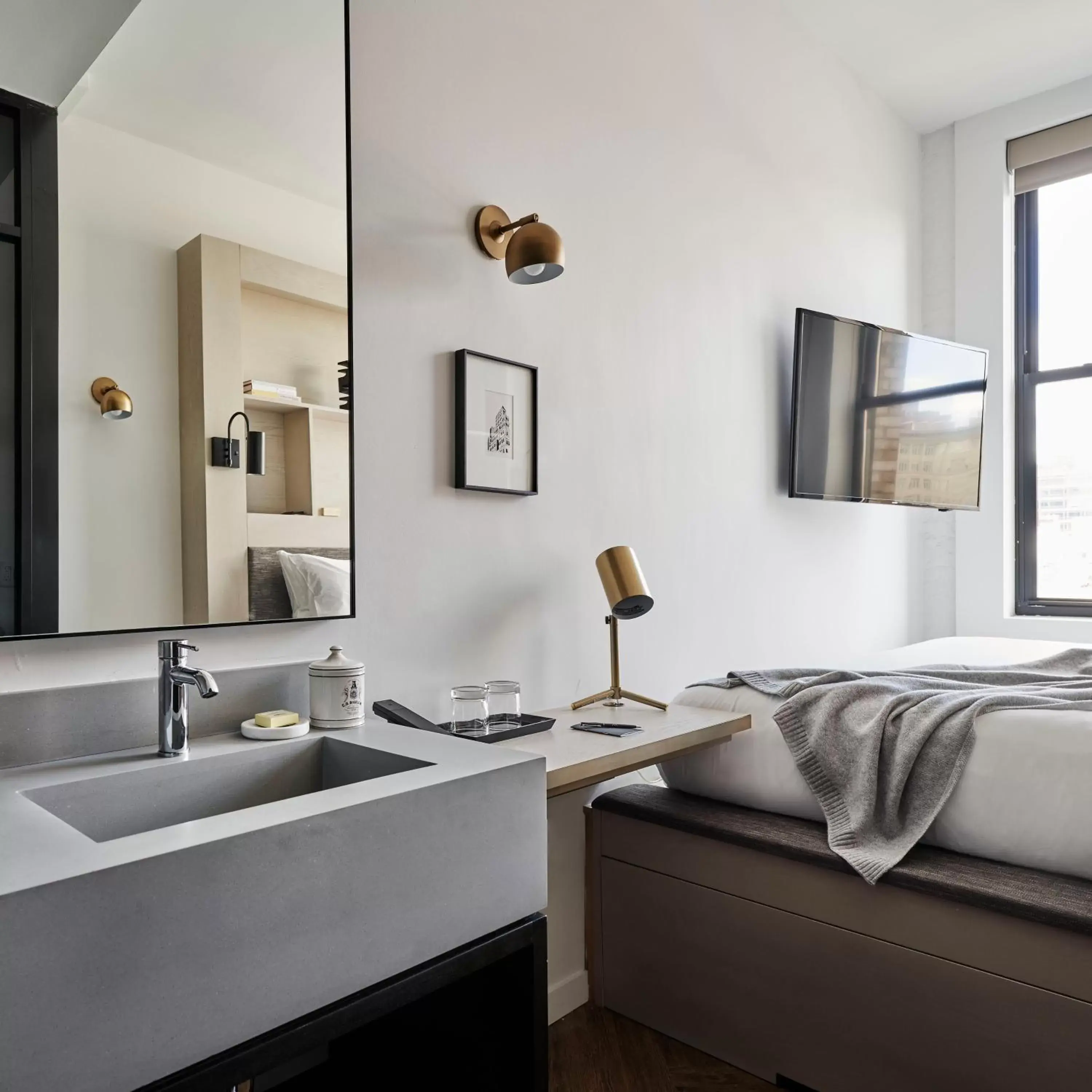 Photo of the whole room, Bathroom in Walker Hotel Tribeca