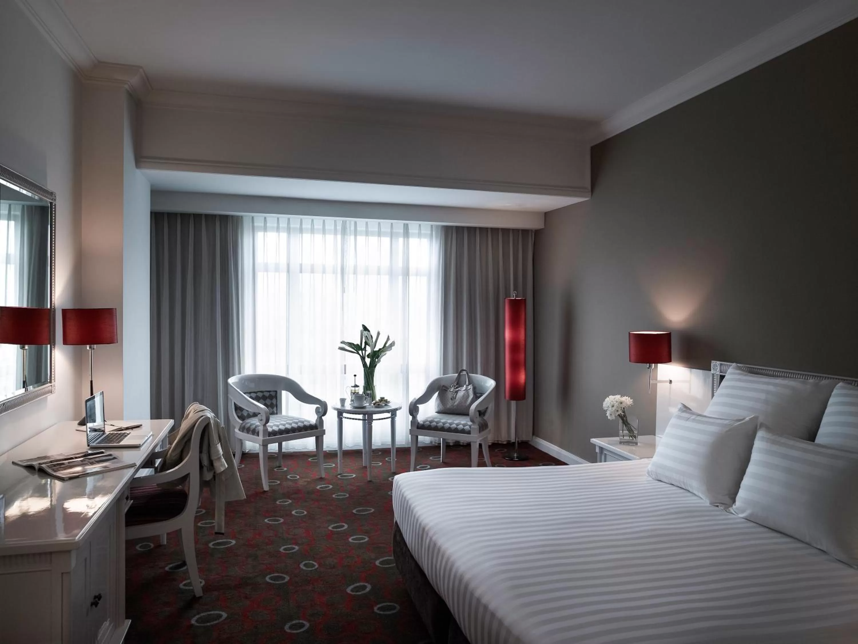 Living room, Bed in Pullman Hanoi