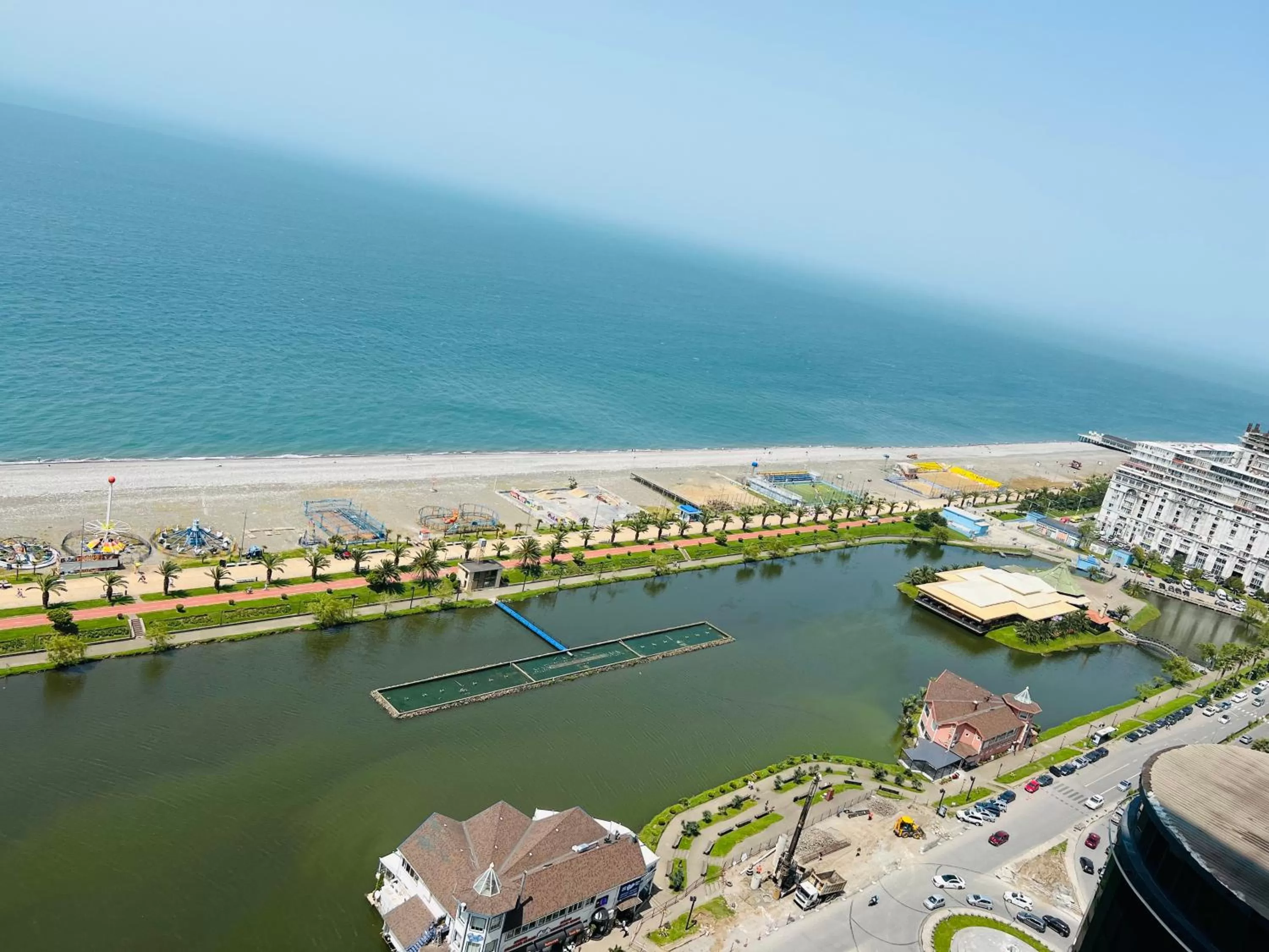 Bird's-eye View in Orbi City Batumi Black Sea Arena