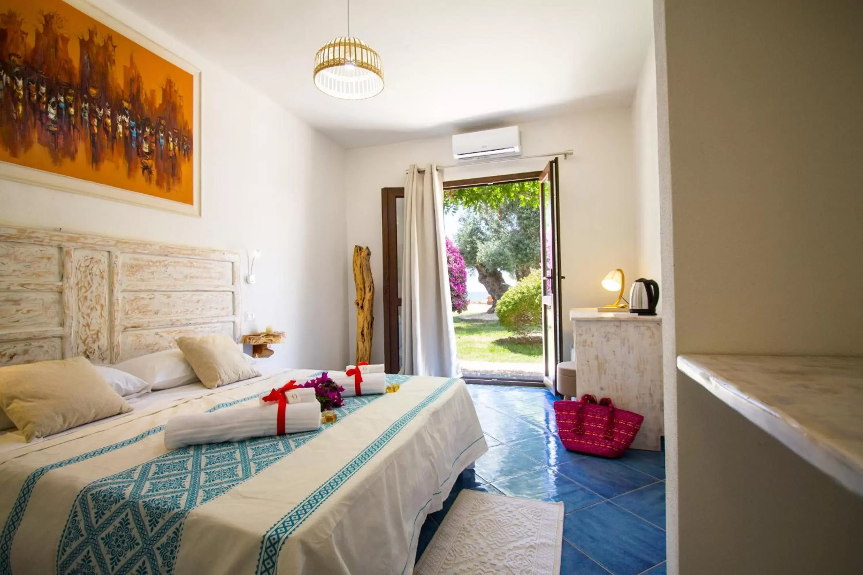 Bedroom in Suites Voce del Mare