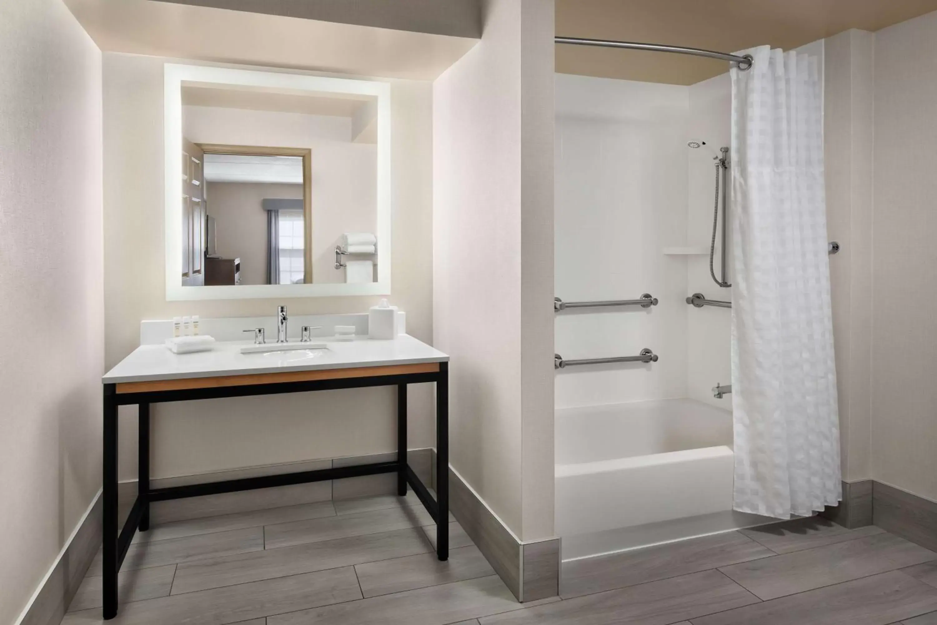 Bathroom in Homewood Suites by Hilton Baltimore-Washington Intl Apt