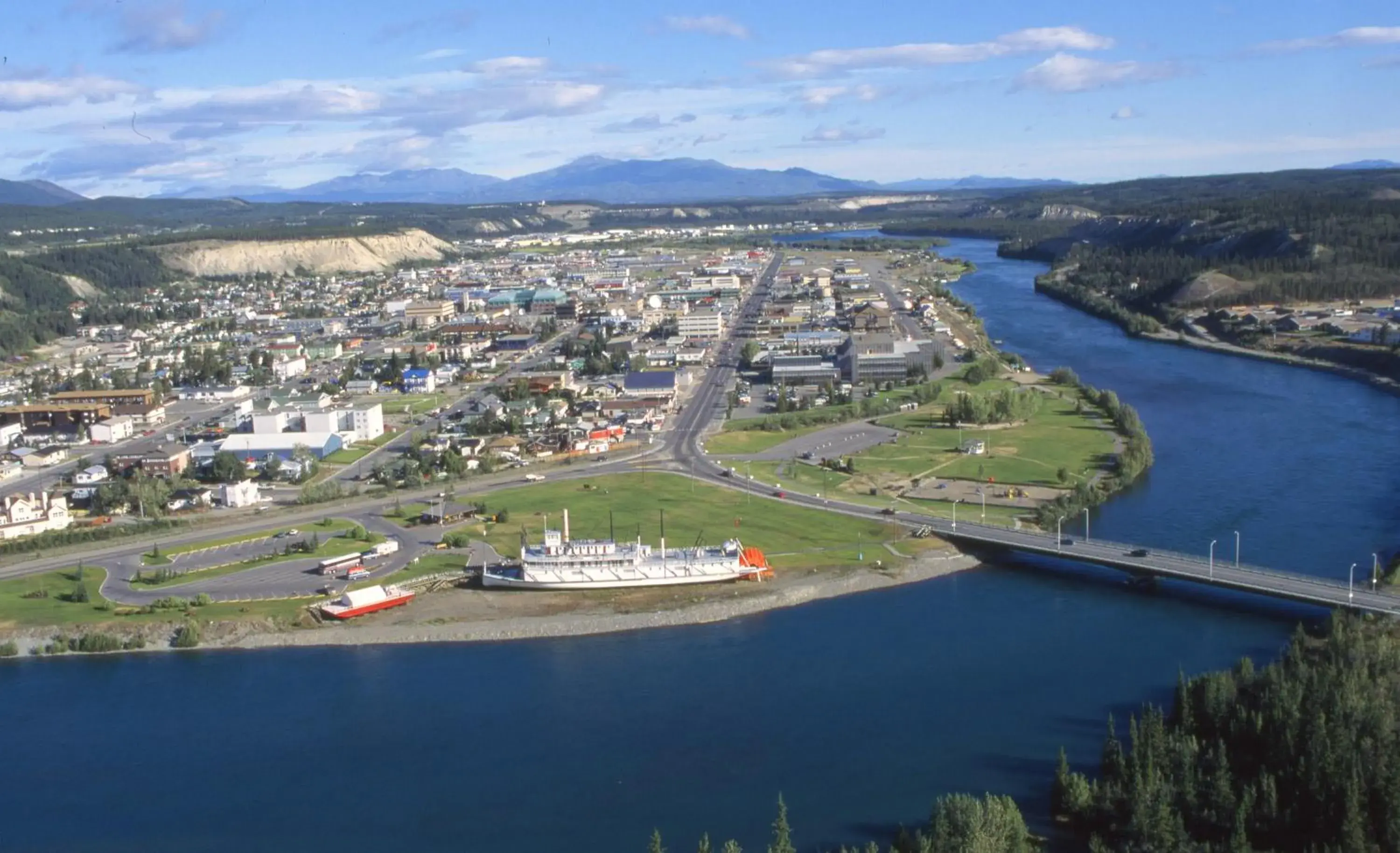 Bird's eye view, Bird's-eye View in Raven Inn Whitehorse