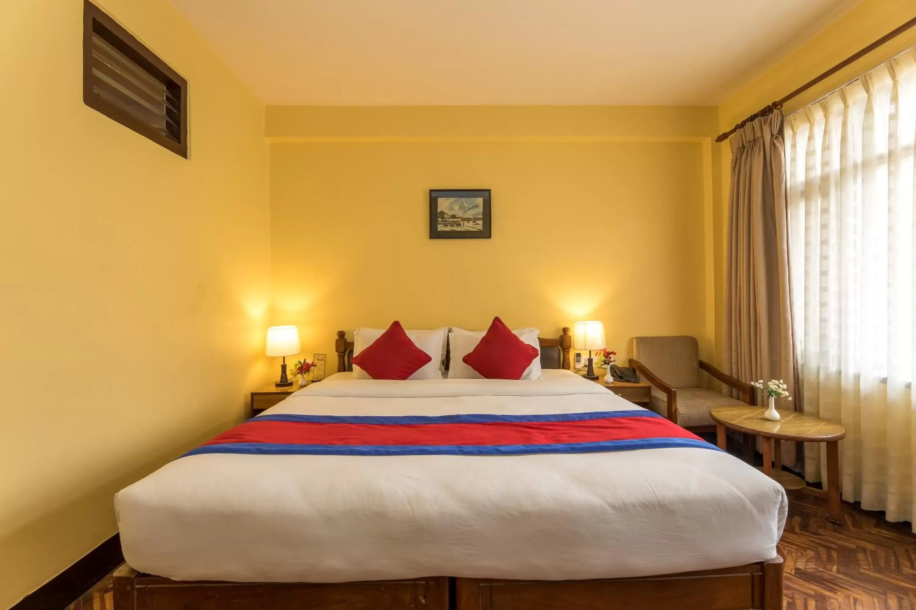 Bed in Hotel Thamel