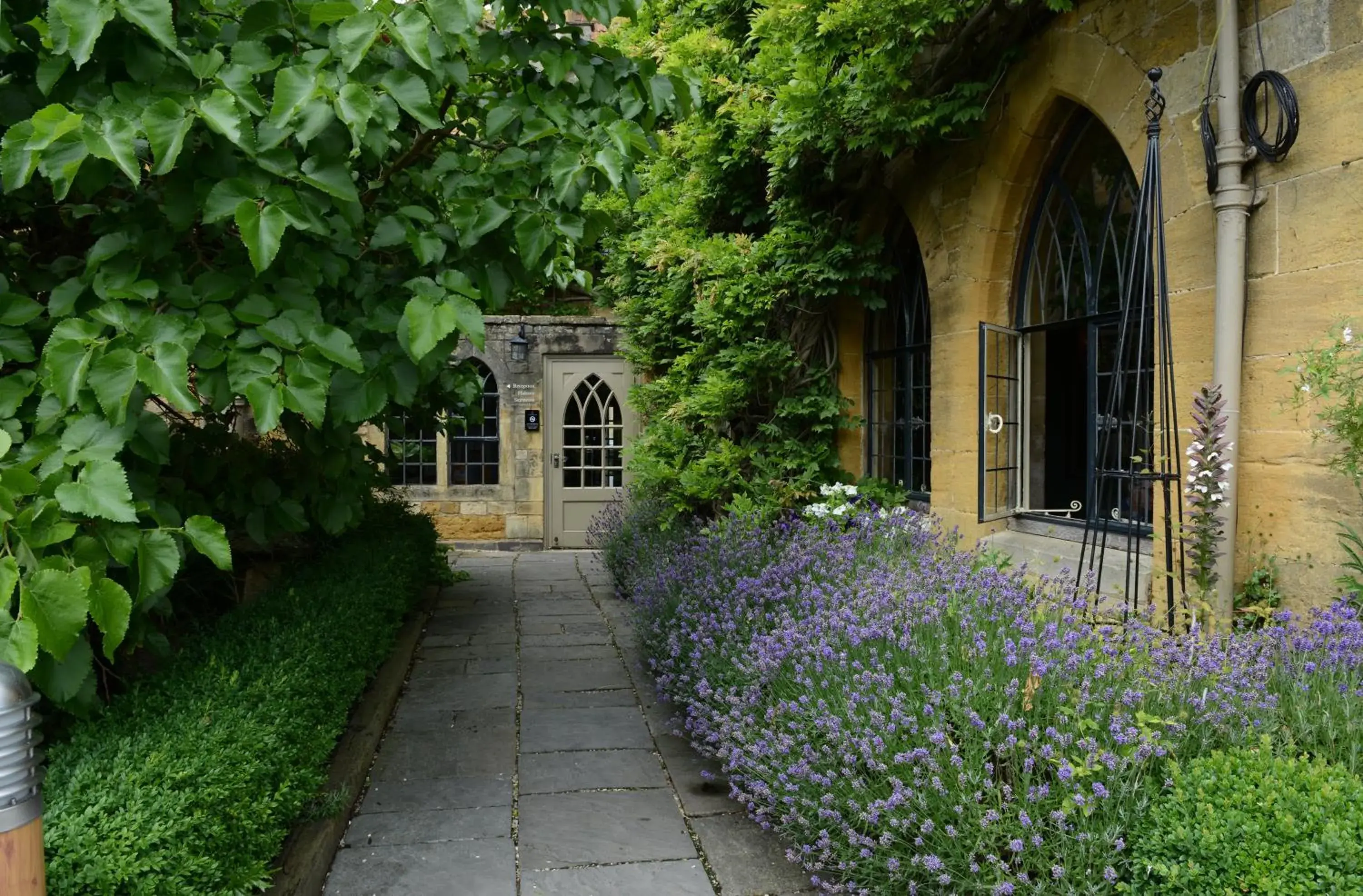 Decorative detail in The Manor House Hotel