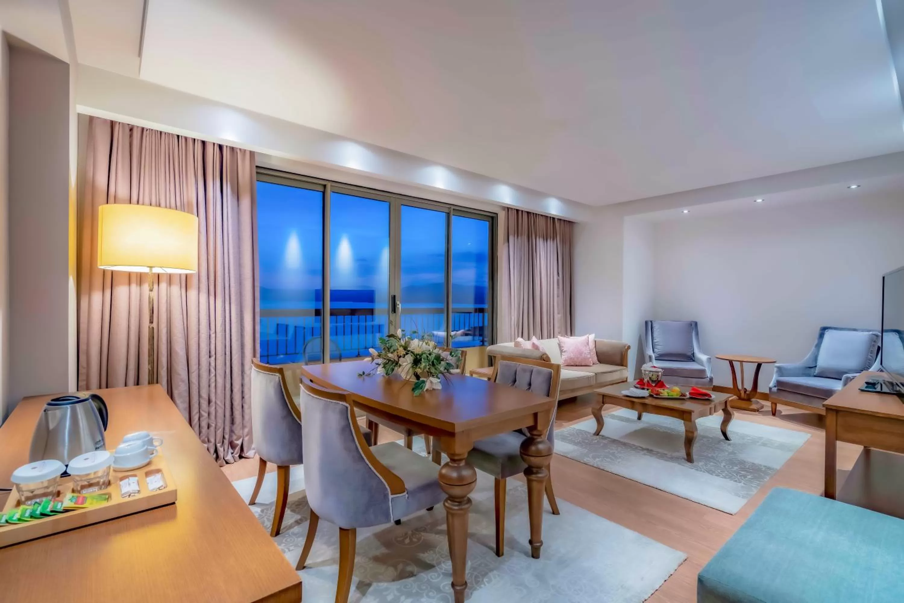 Living room in Royal Teos Thermal Resort Clinic & Spa - Halal Hotel