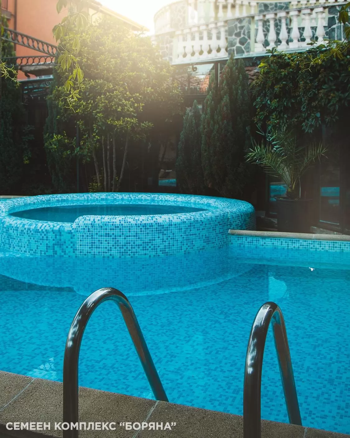 Swimming pool in Boryana Hotel