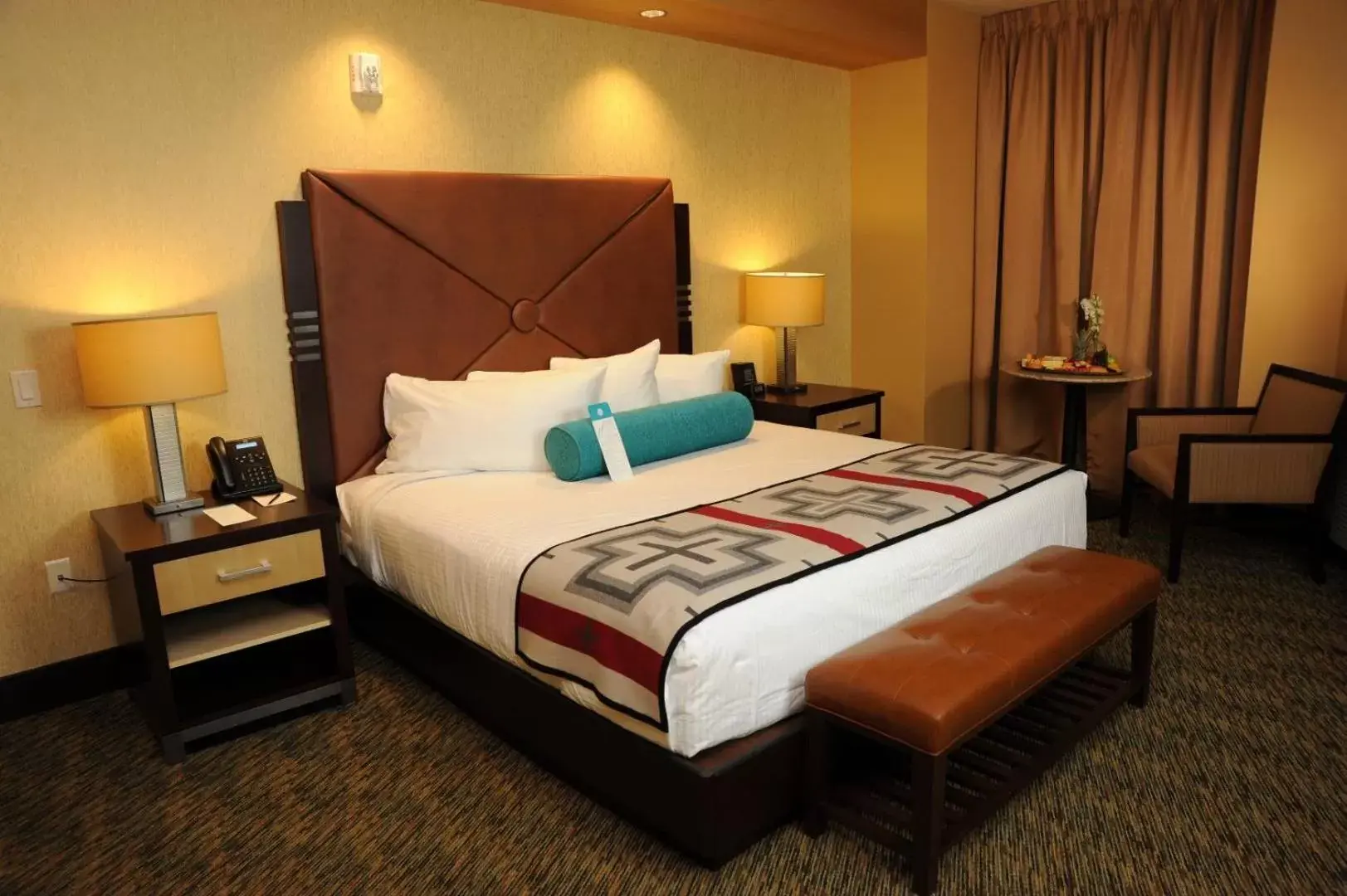 Bed in Twin Arrows Navajo Casino Resort