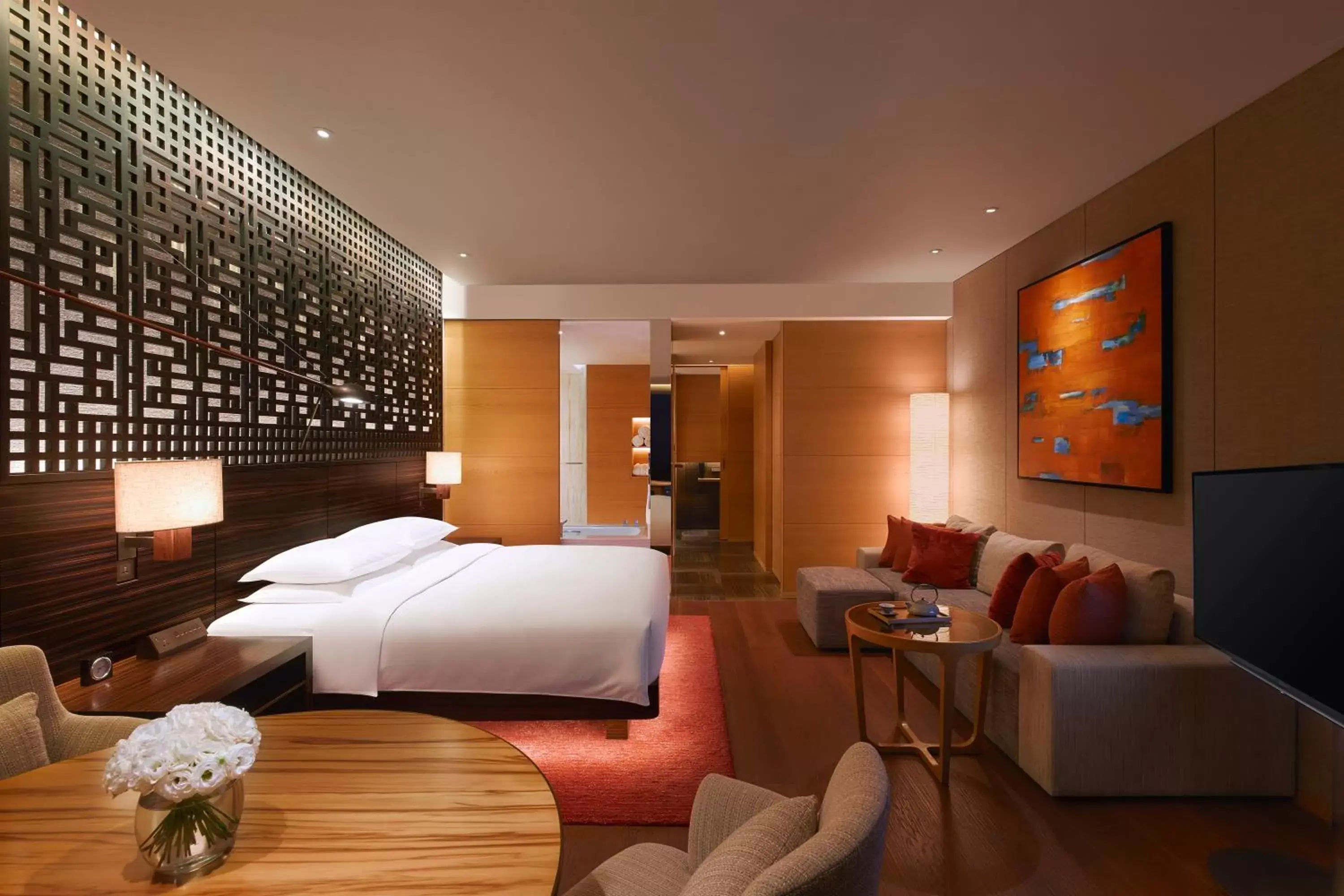 Photo of the whole room in Park Hyatt Guangzhou - Free Shuttle Bus To Canton Fair Complex During Canton Fair Period