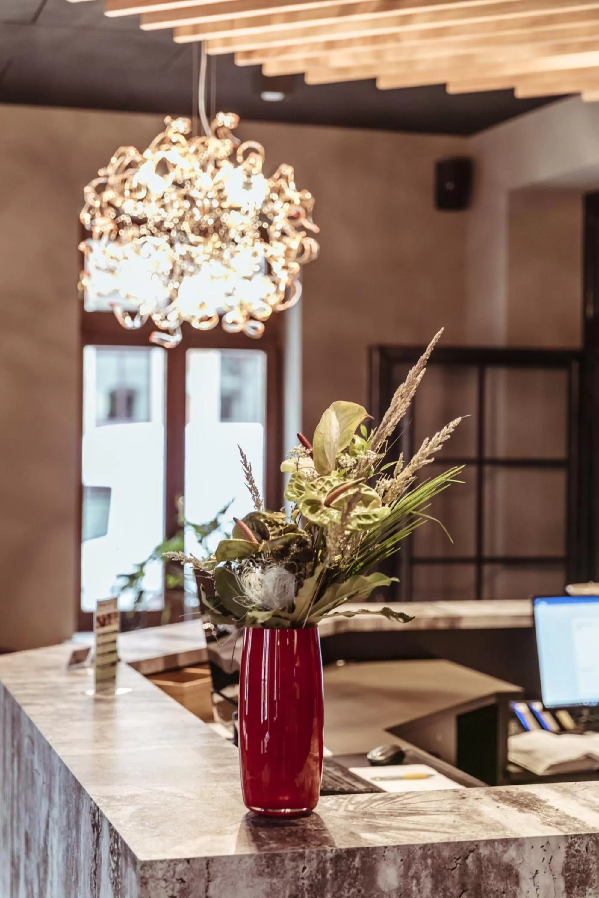 Lobby or reception in alexxanders Hotel & Boardinghouse, Restaurant