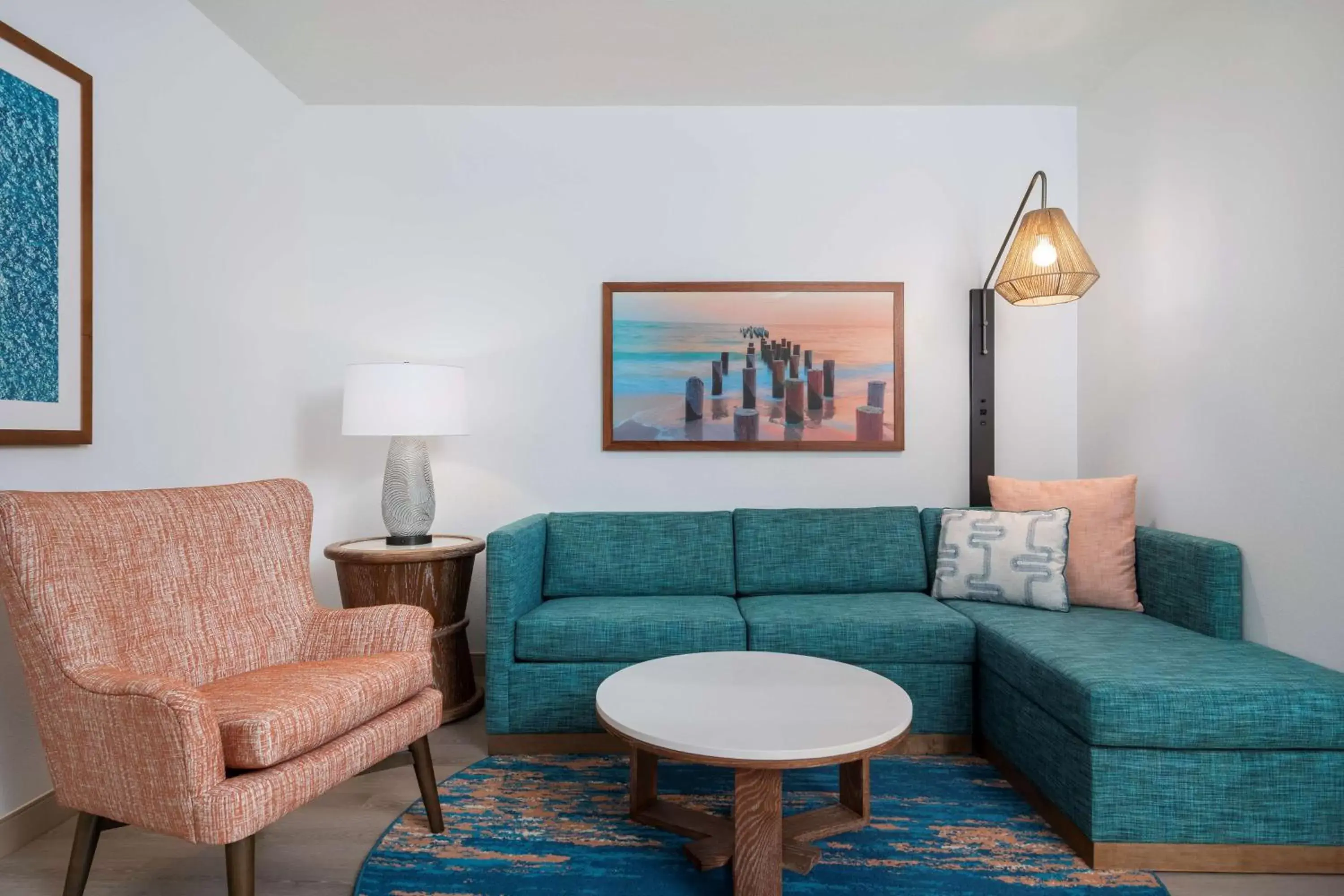 Living room, Seating Area in DoubleTree Suites by Hilton Naples