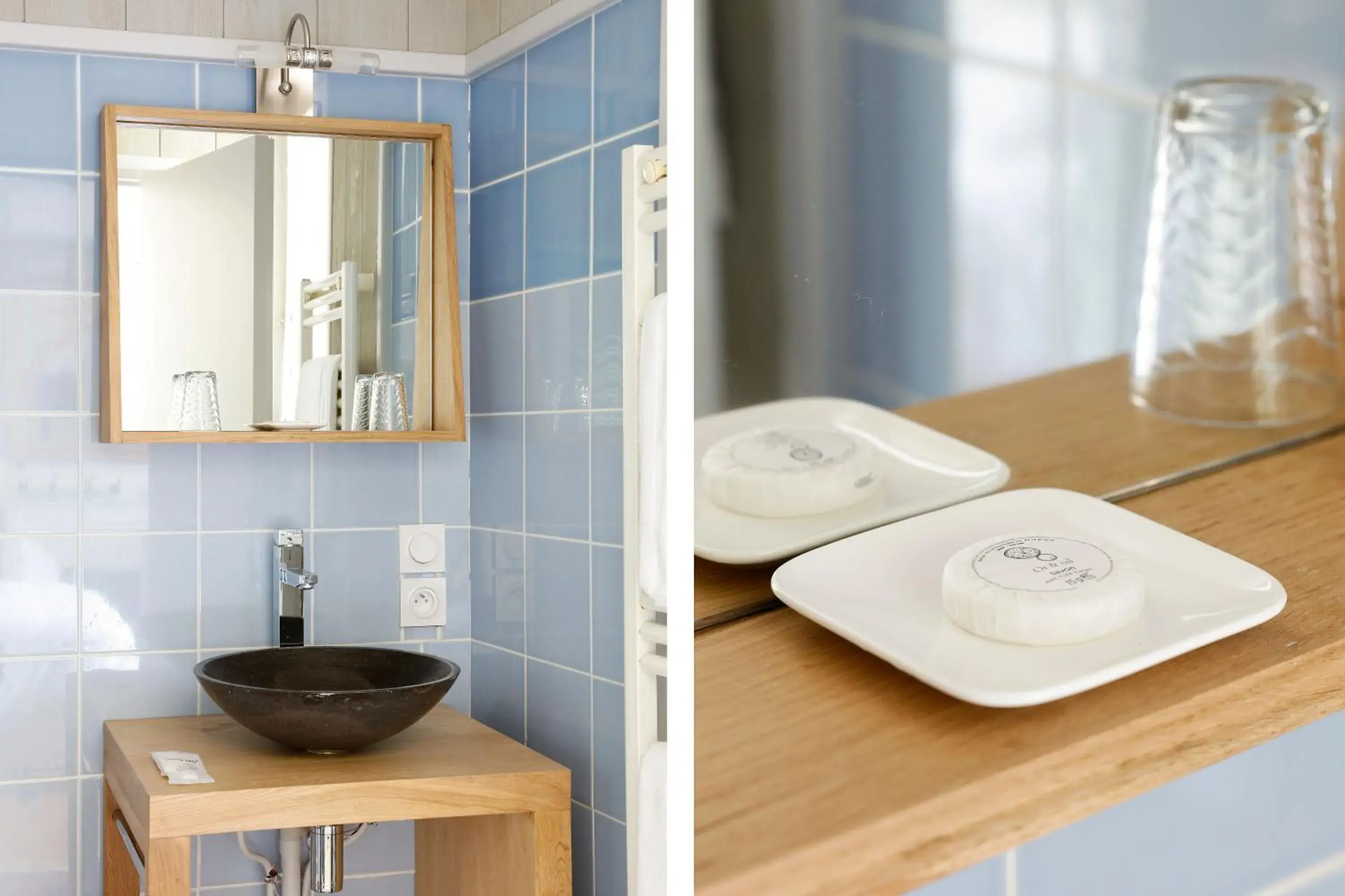 Bathroom in Hotel Le Dauphin Les Loges