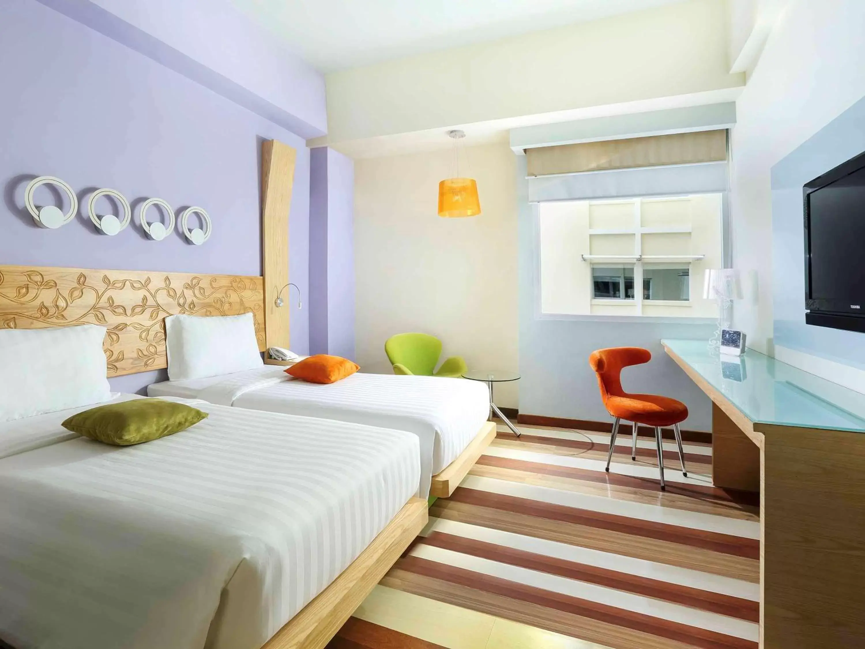 Photo of the whole room in ibis Styles Yogyakarta