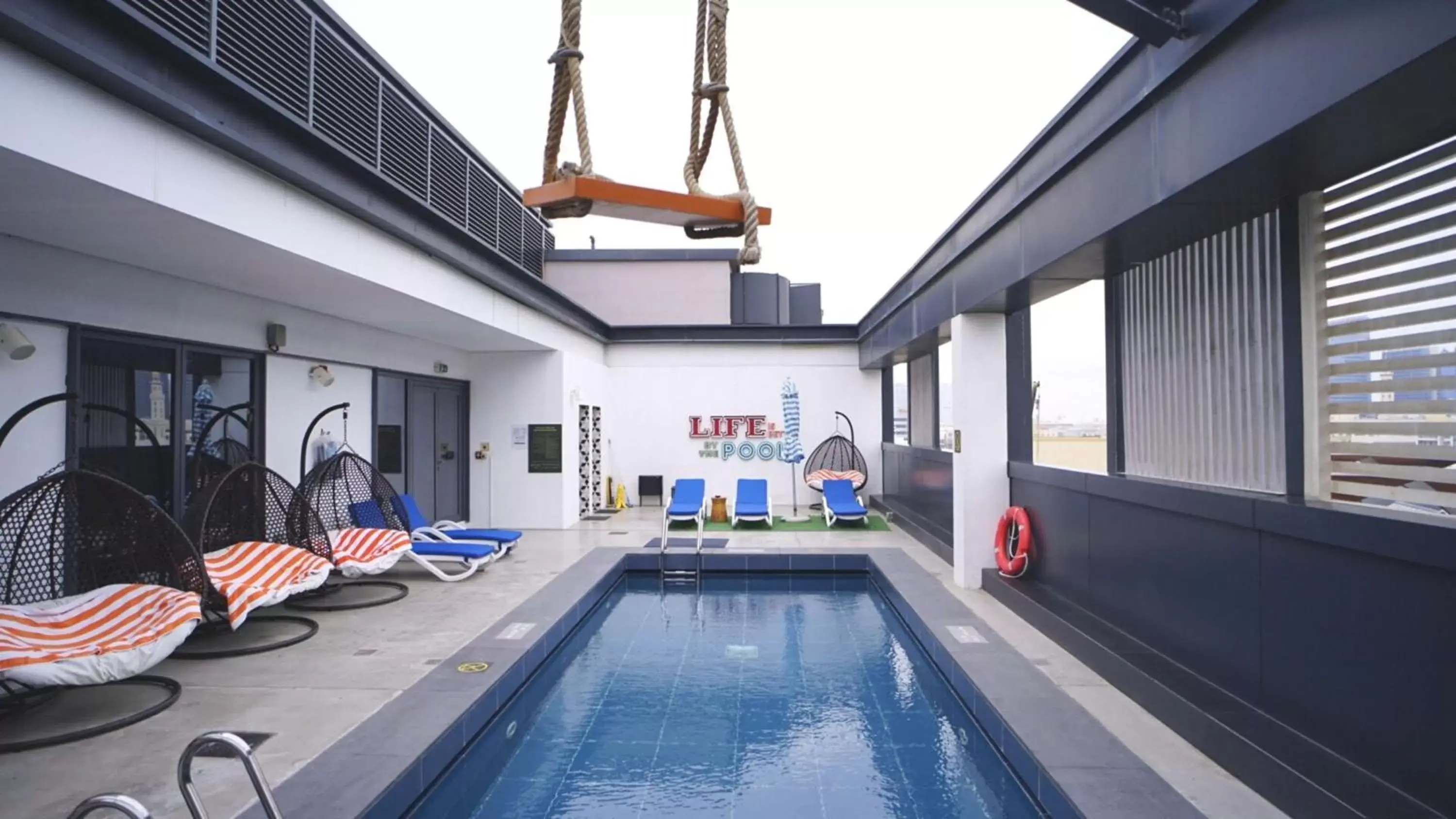 Pool view, Swimming Pool in Hampton by Hilton Dubai Al Seef