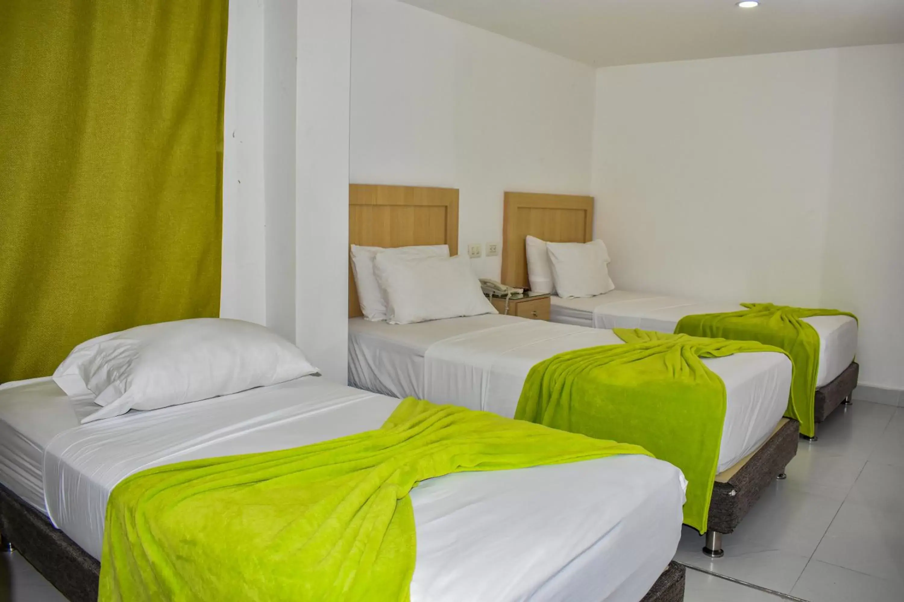Bed in Hotel Isla Capri