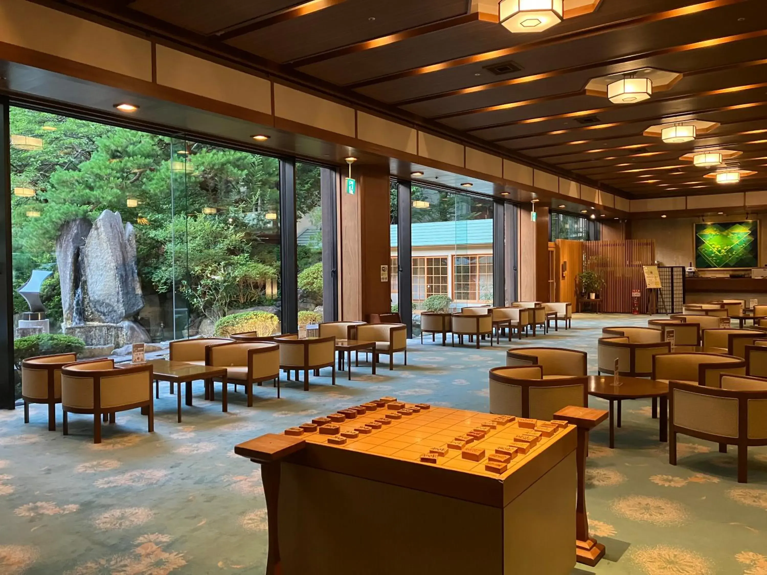 Lobby or reception in Takinoyu Hotel