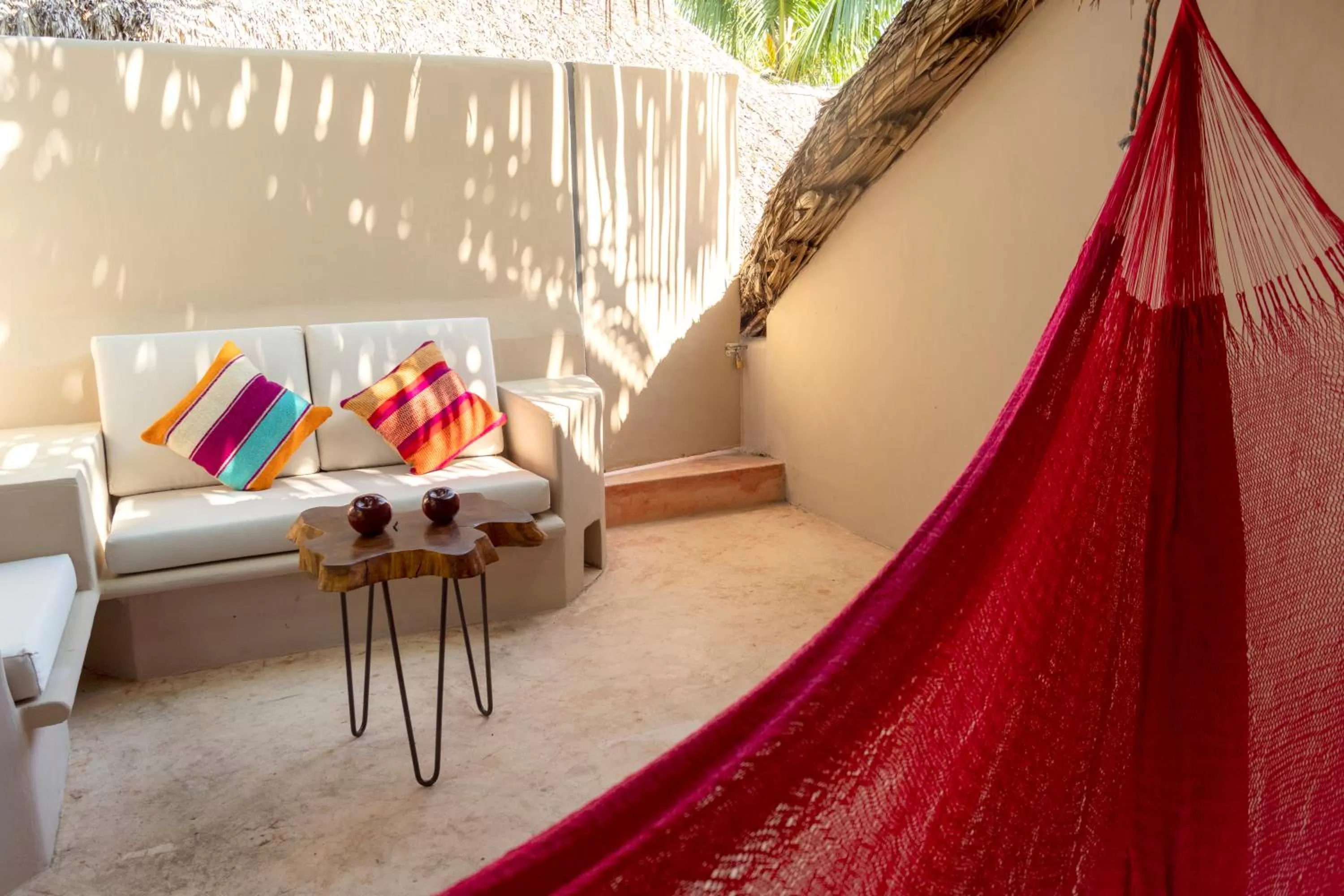 Patio in Hotel Circulo Bacalar