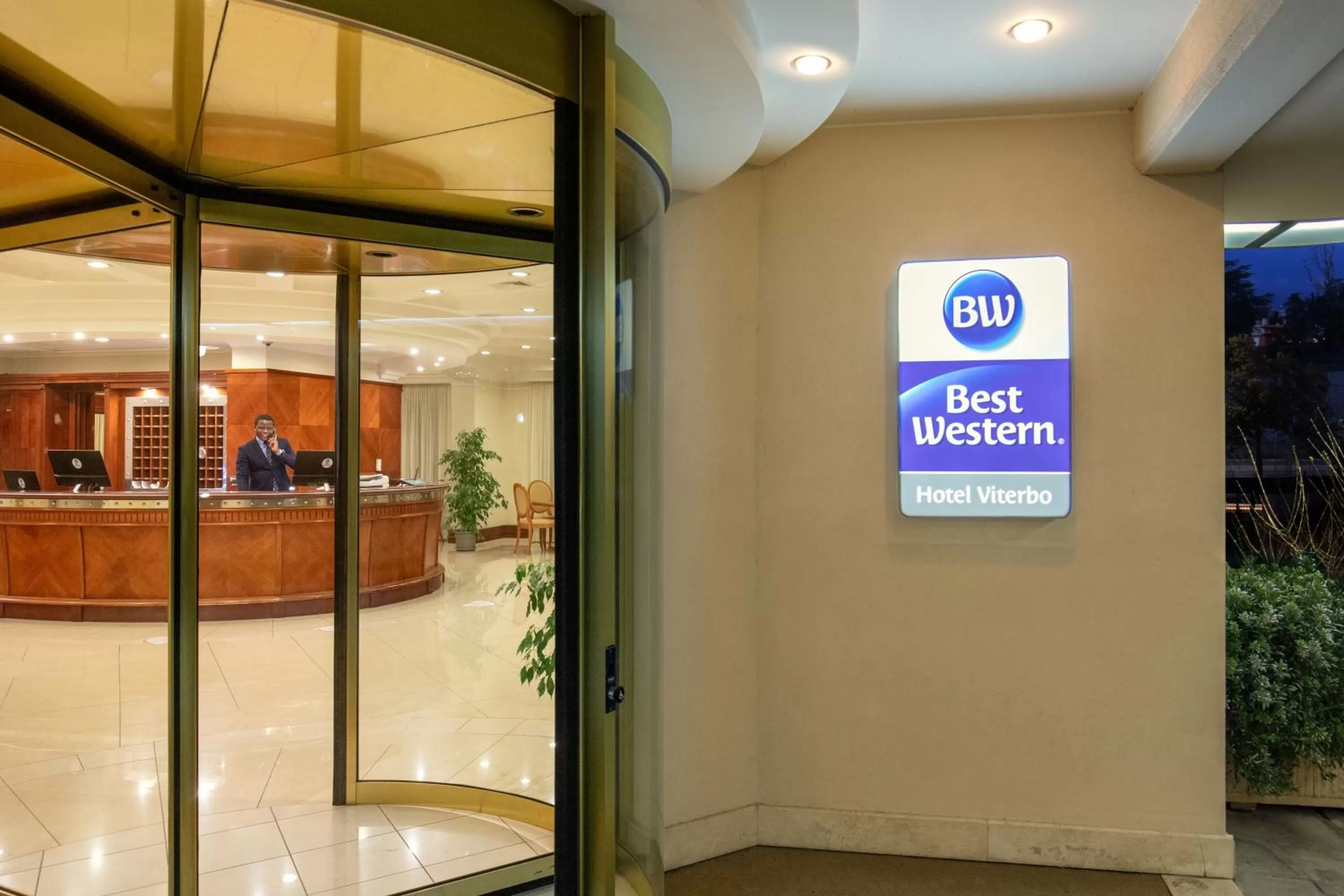 Facade/entrance in Best Western Hotel Viterbo