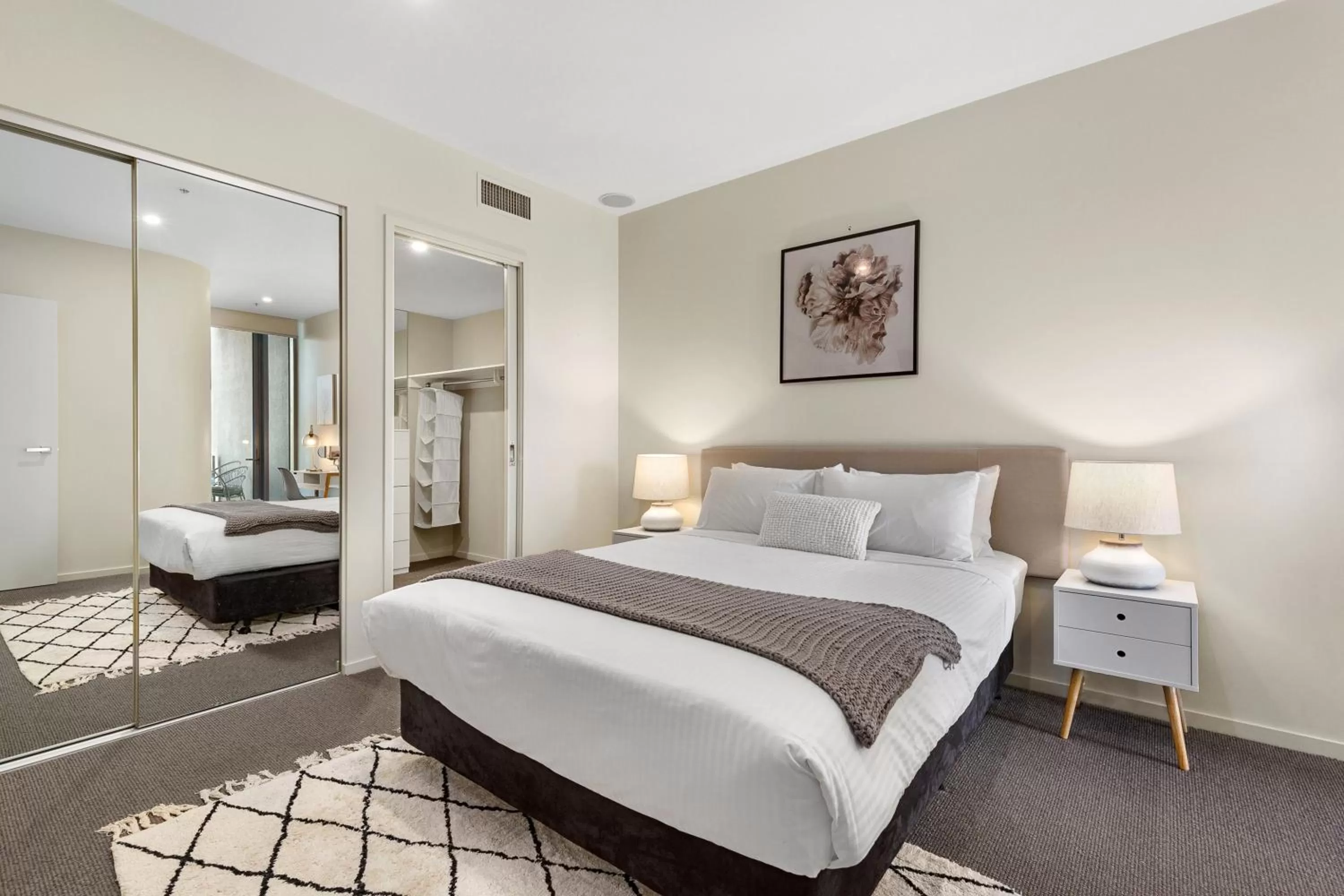 Bedroom, Bed in Docklands Private Collection - NEWQUAY