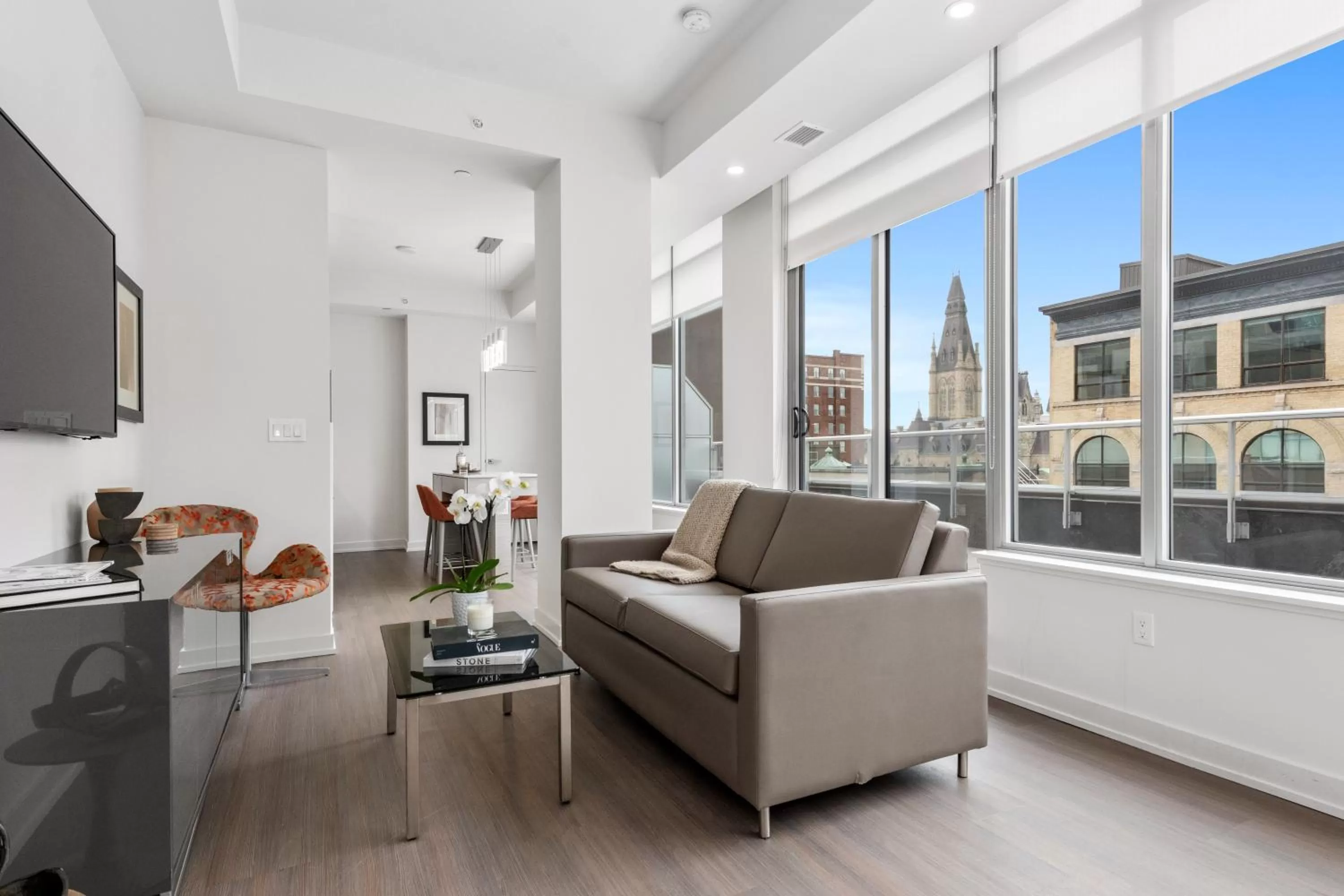 Living room in reStays Ottawa