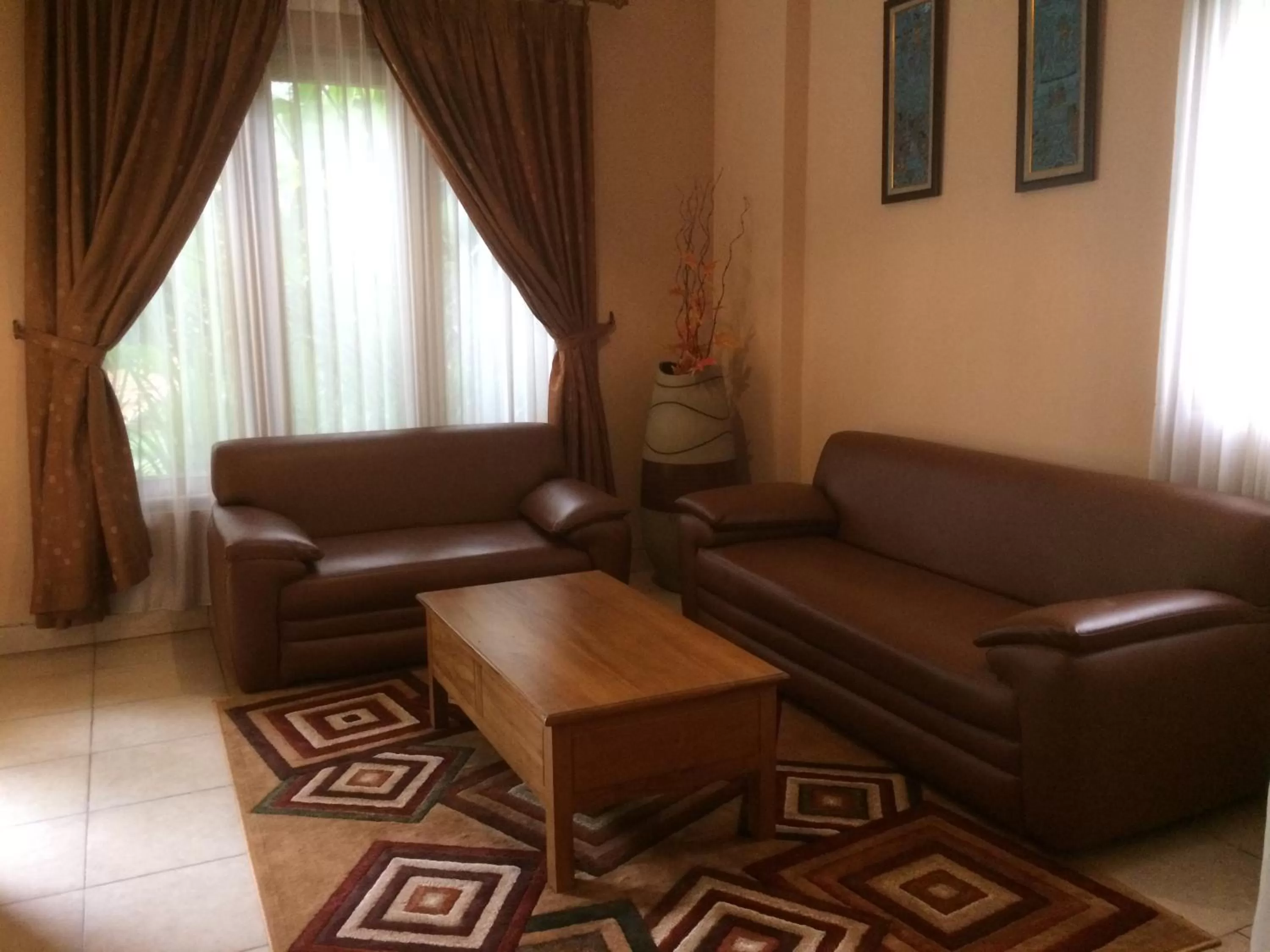 Seating area in Ada Waktu Homestay