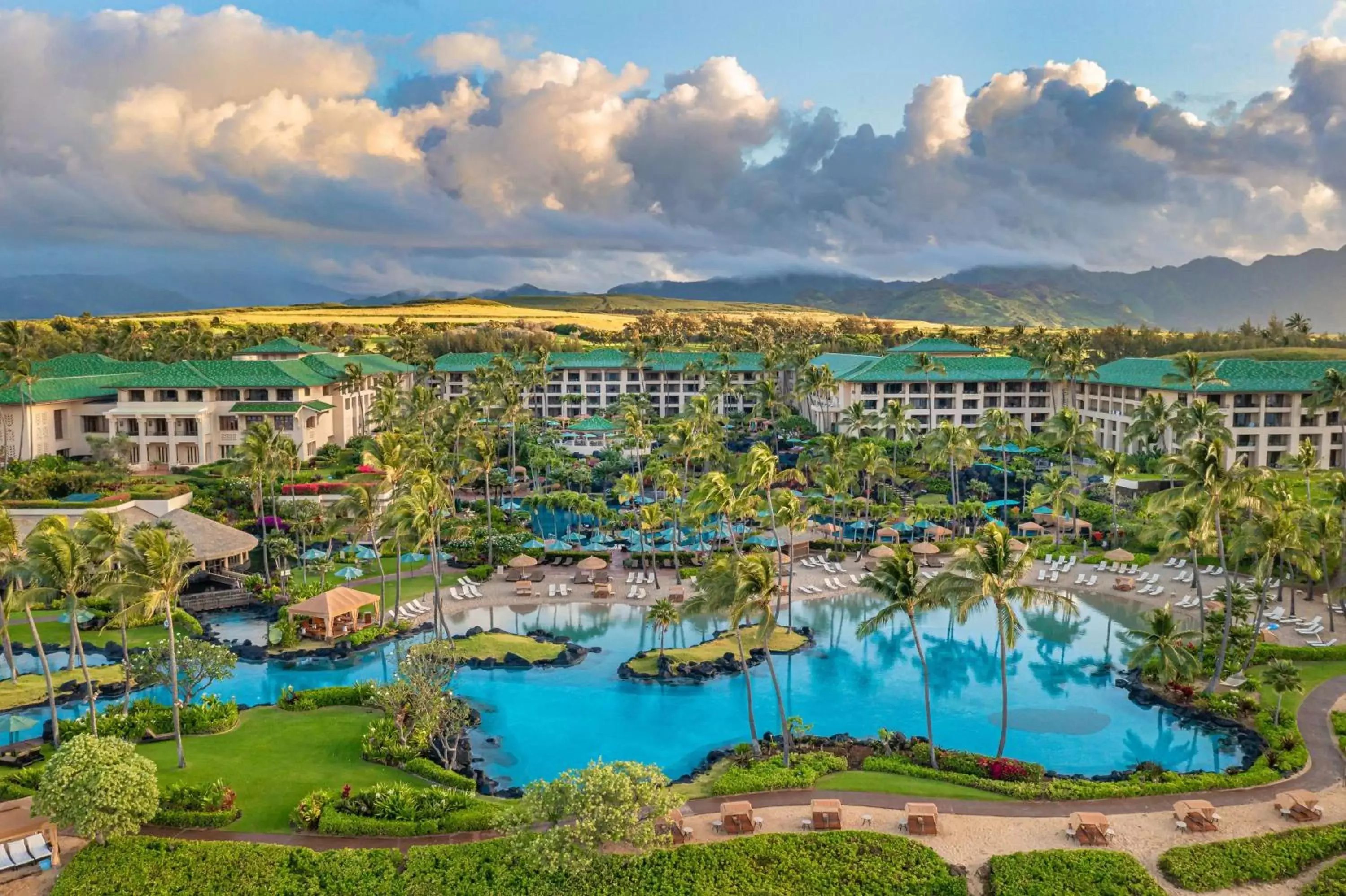 Swimming pool, Bird's-eye View in Grand Hyatt Kauai Resort & Spa