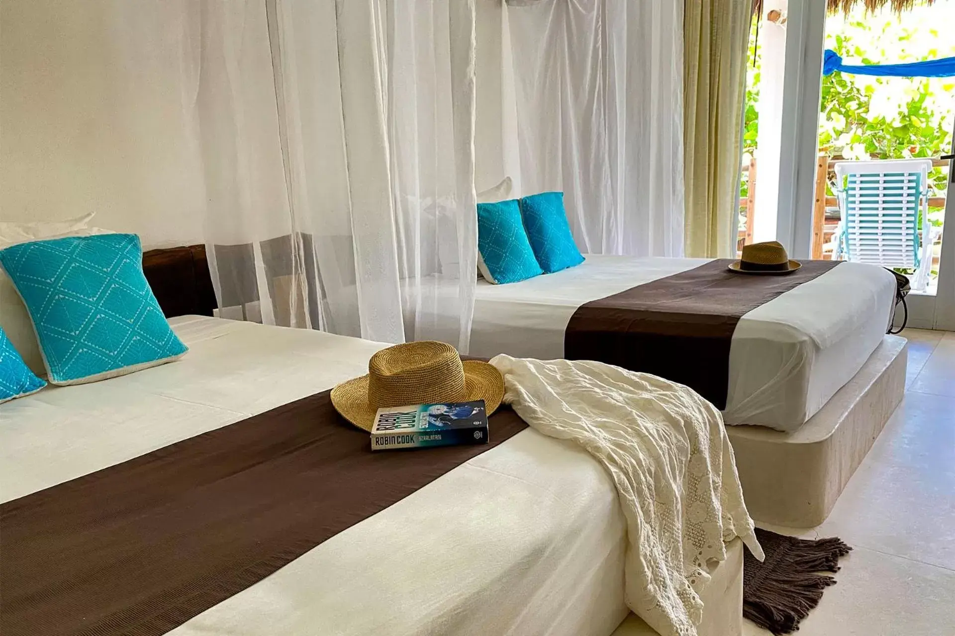 Bed in Cabanas Tulum- Beach Hotel & Spa