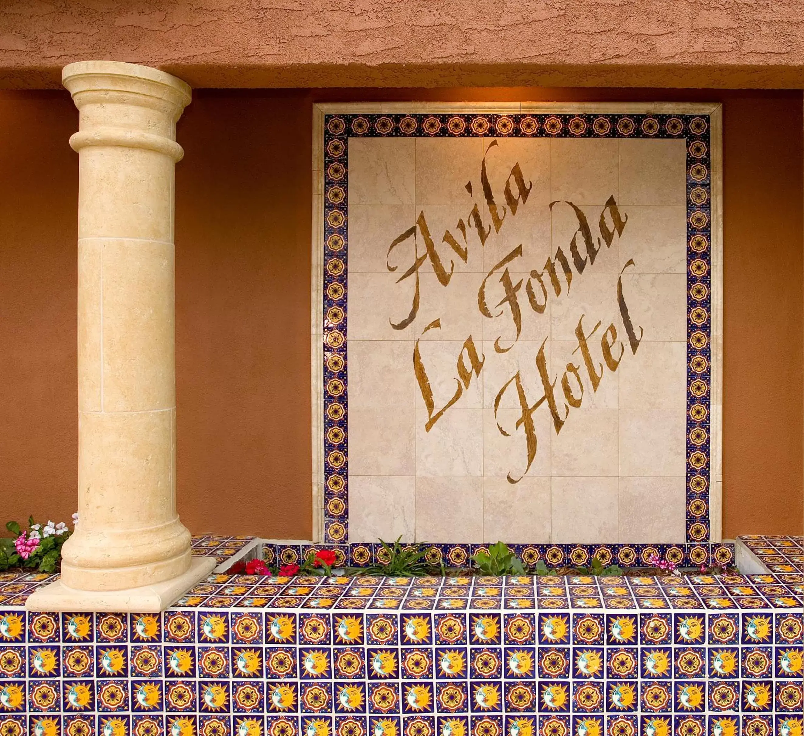 Decorative detail in Avila La Fonda Hotel