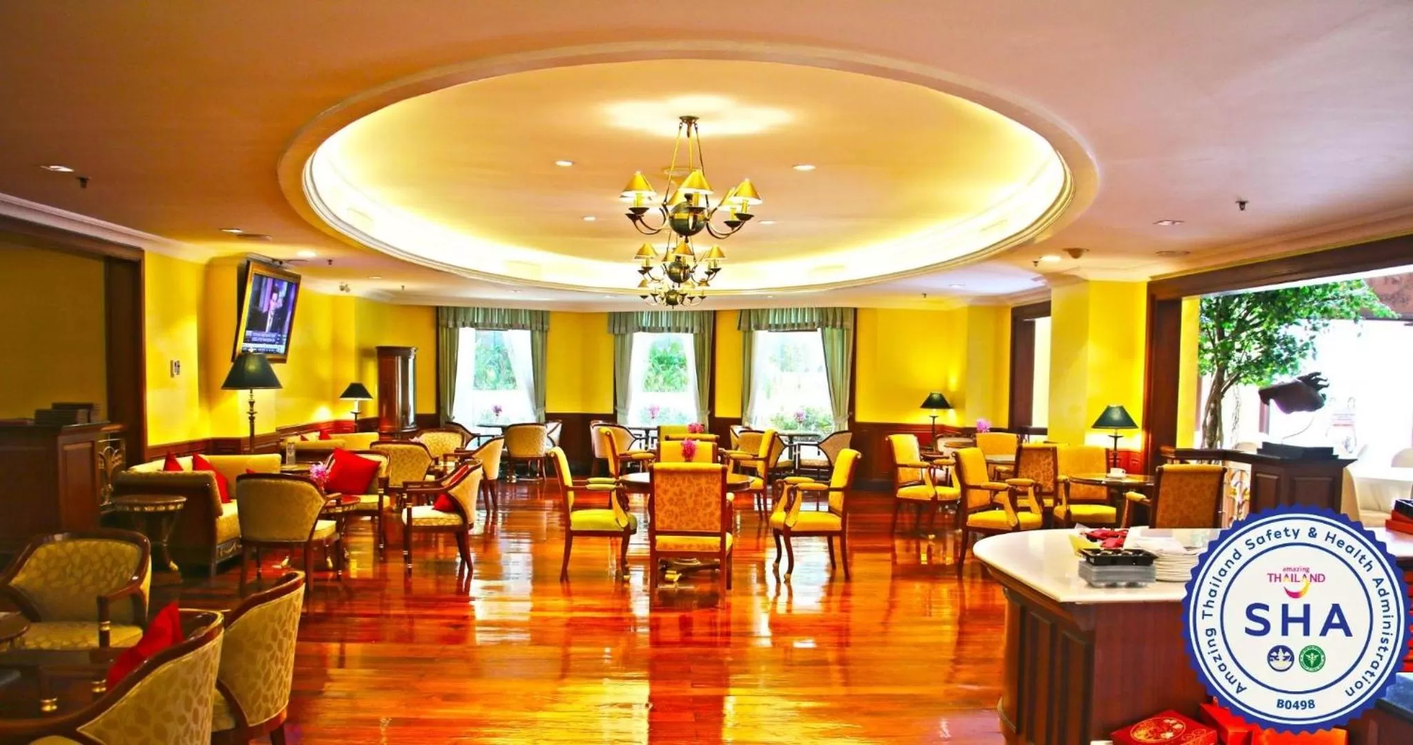 Lounge or bar in Evergreen Laurel Hotel Bangkok