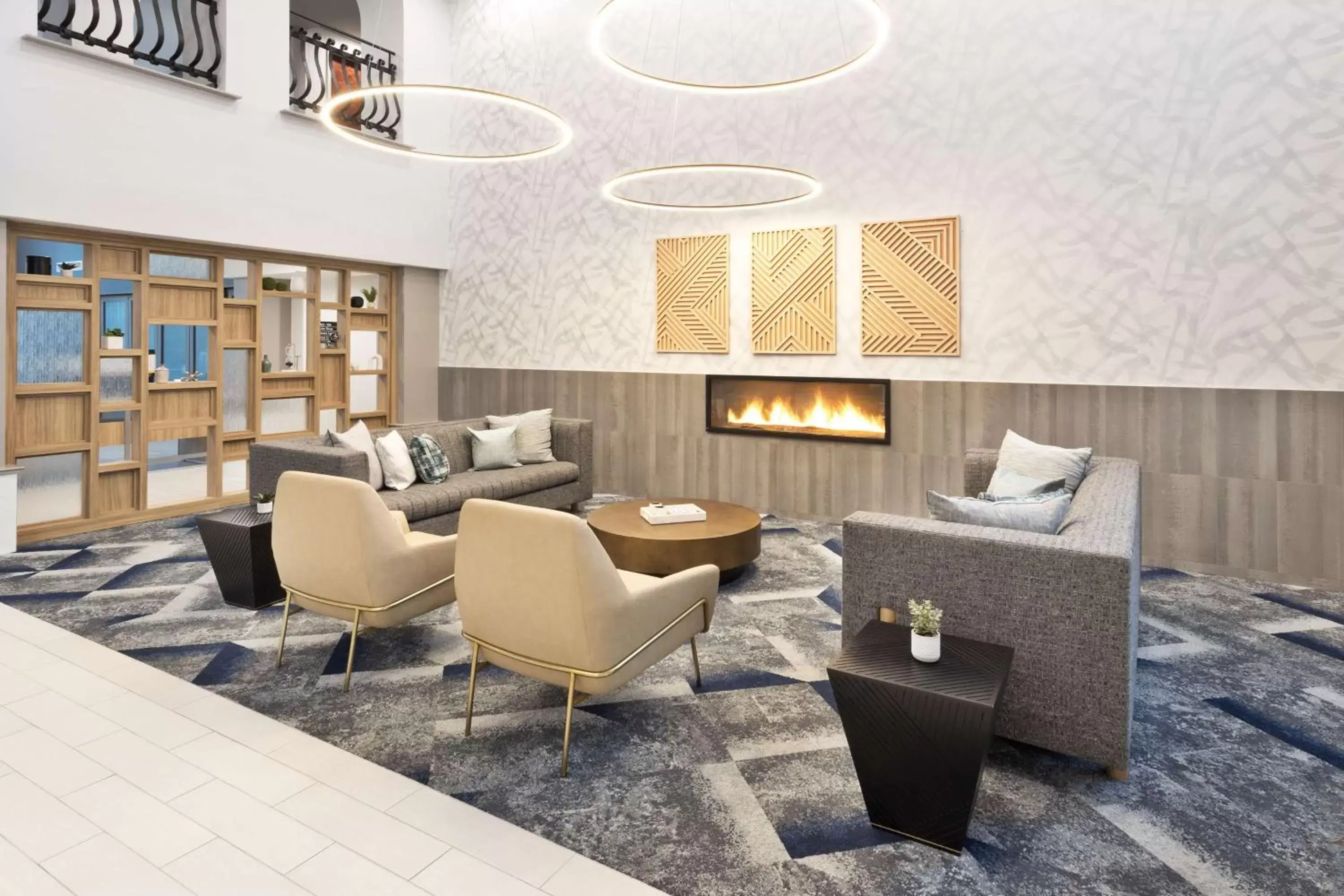 Lobby or reception, Seating Area in Hampton Inn & Suites Phenix City- Columbus Area