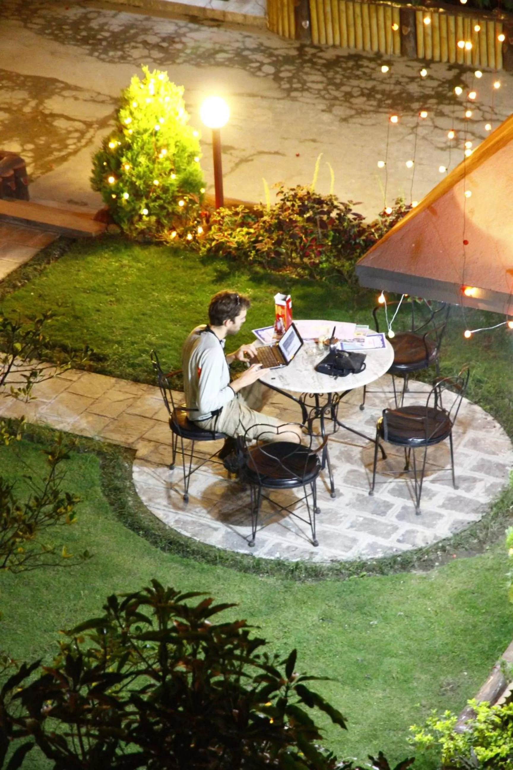Patio in Hotel Blue Horizon