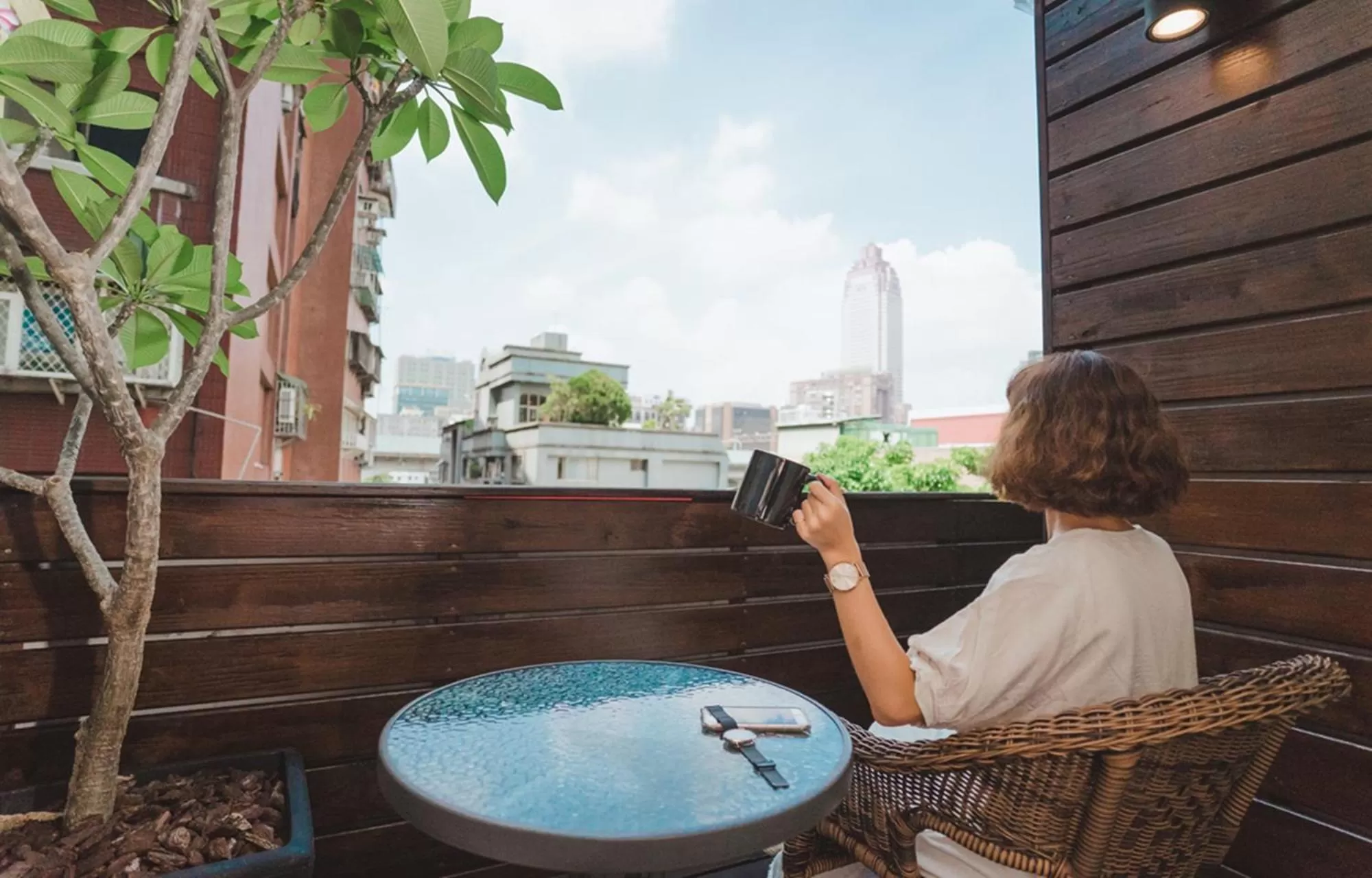 Balcony/Terrace in Royal Rose Hotel Taipei Station