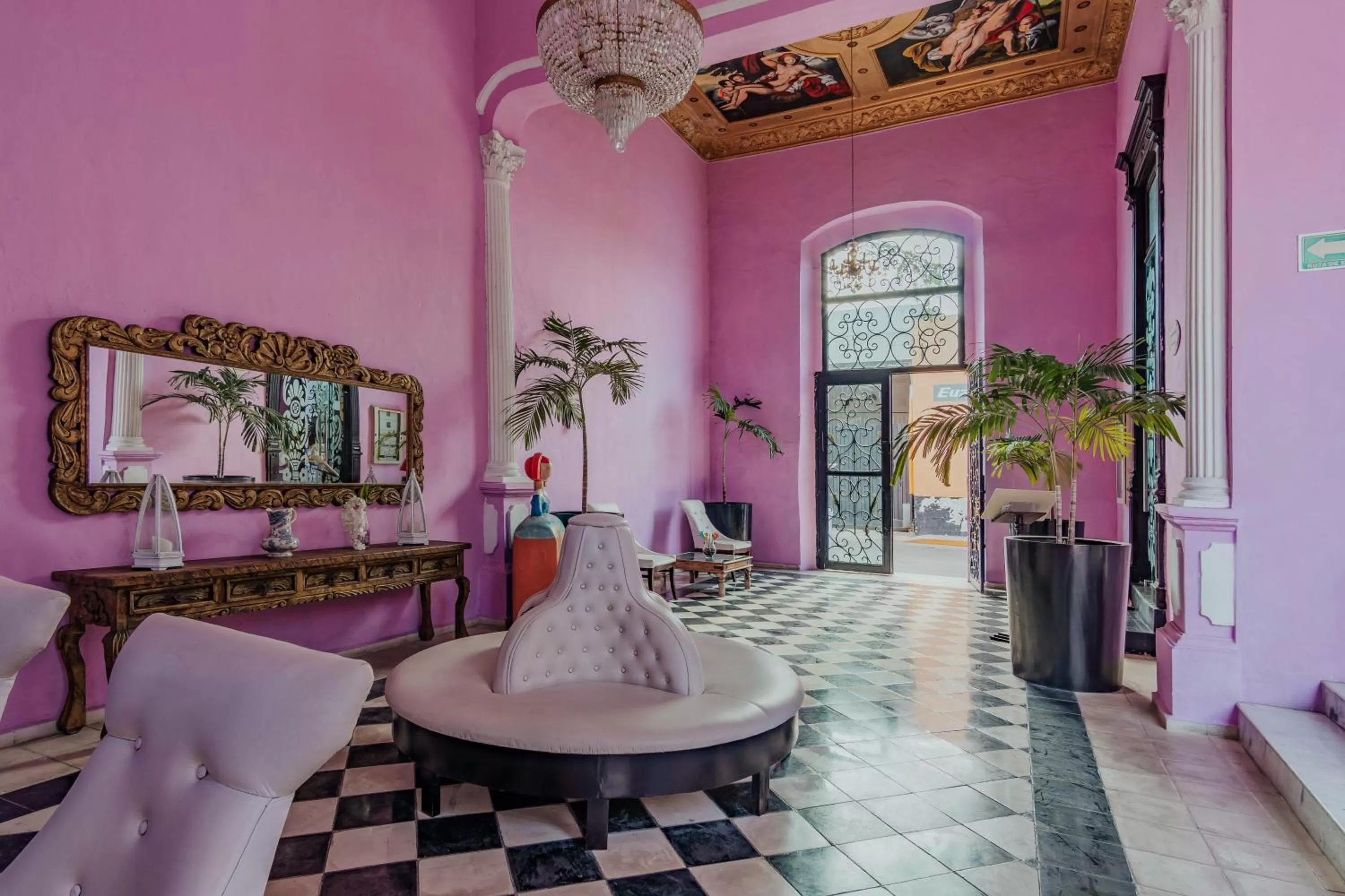 Facade/entrance in Hotel Lavanda CAS Merida