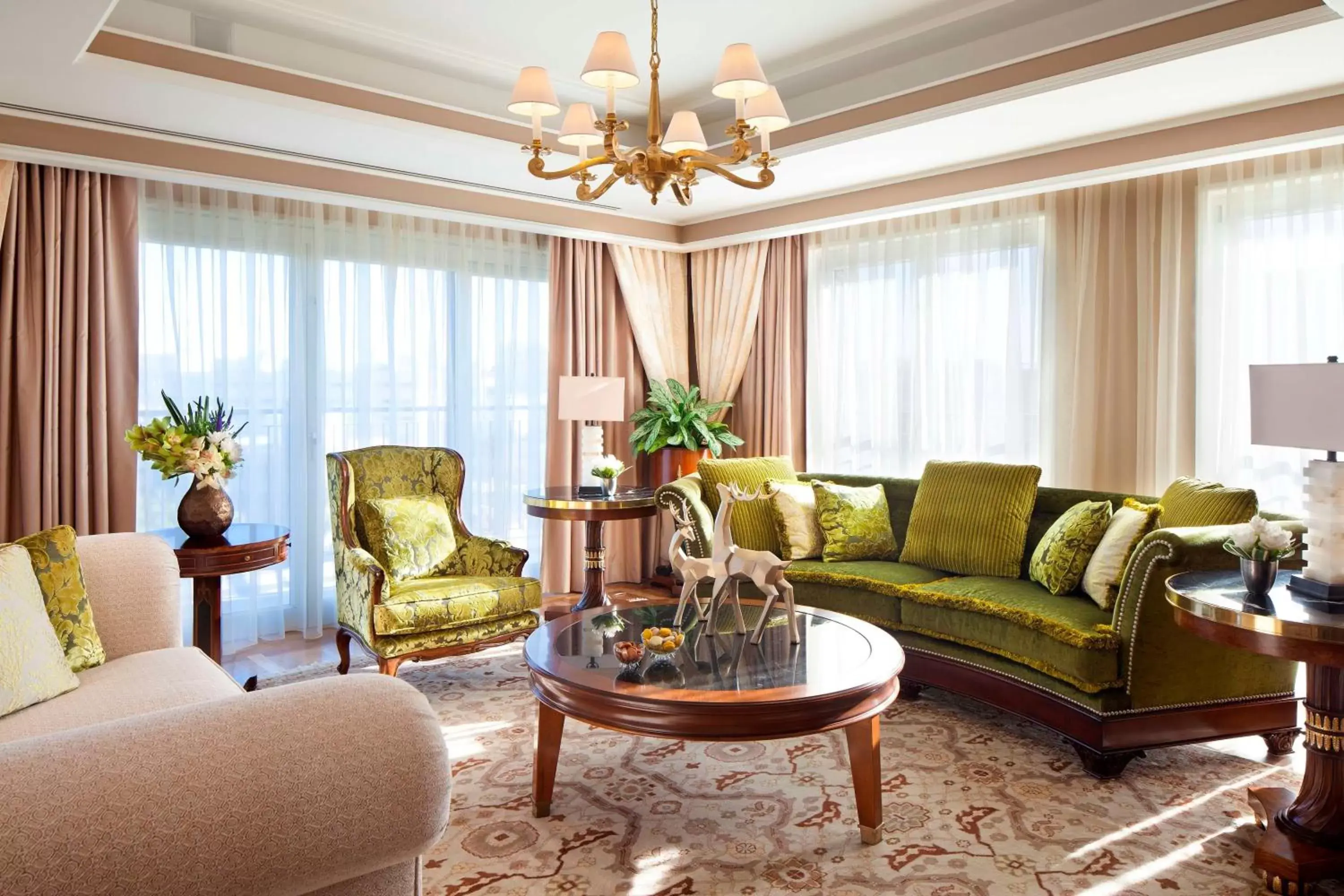 Living room, Seating Area in Waldorf Astoria Jerusalem