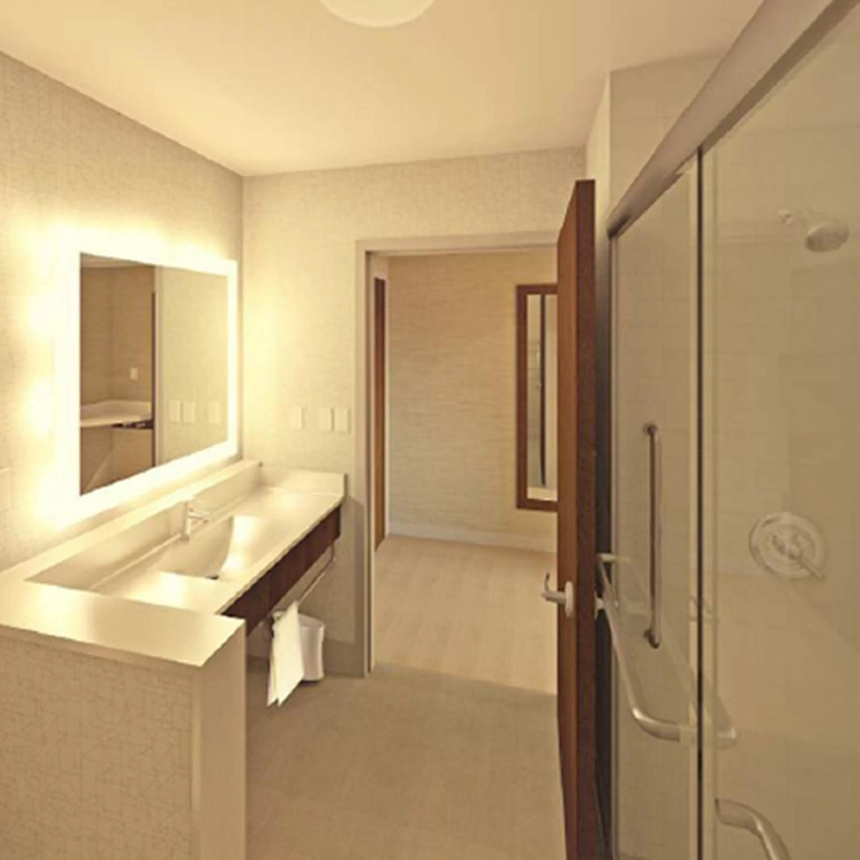 Bathroom in Holiday Inn Express & Suites - Detroit Northwest - Livonia by IHG