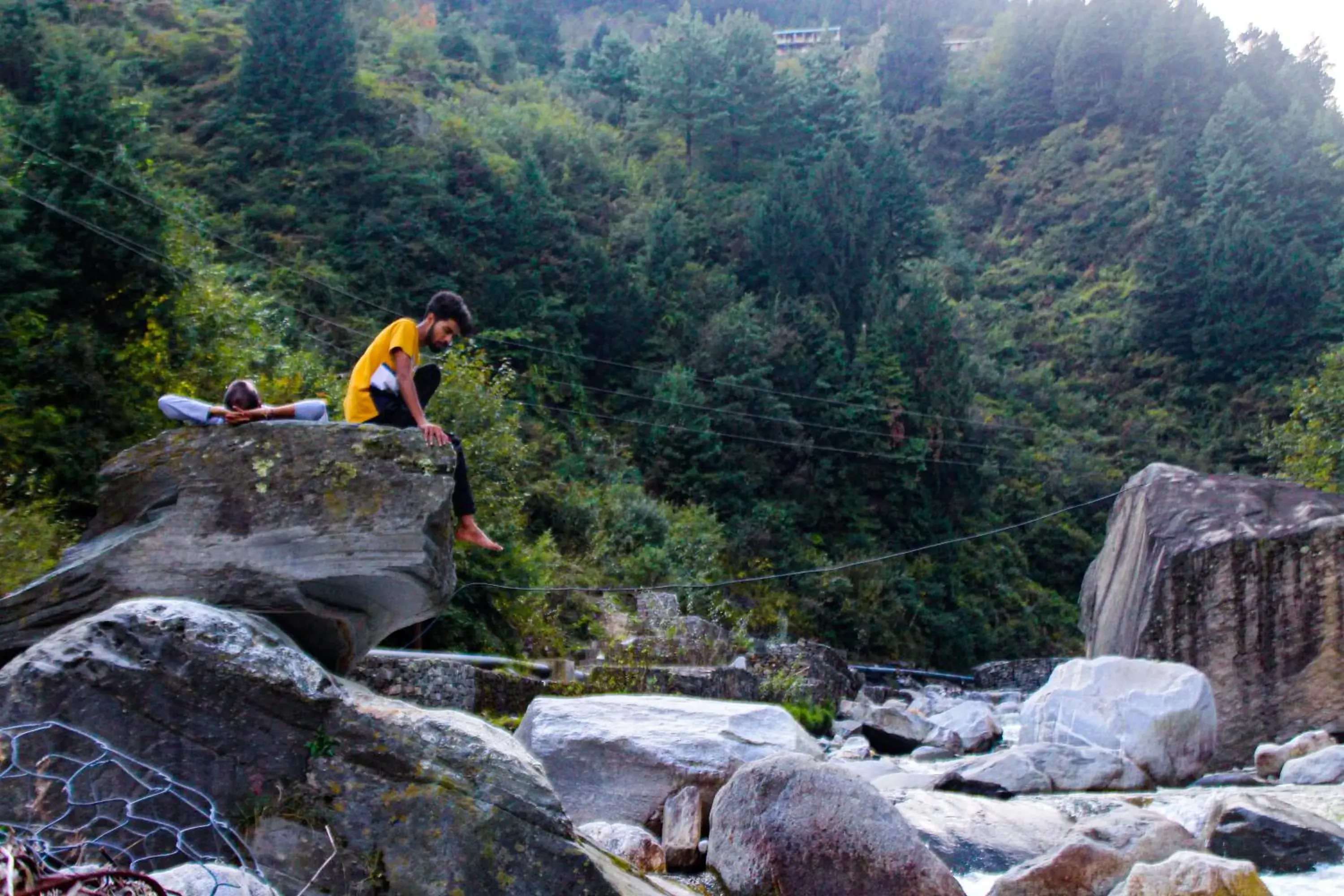 People in Backpackers Headquarter Manali