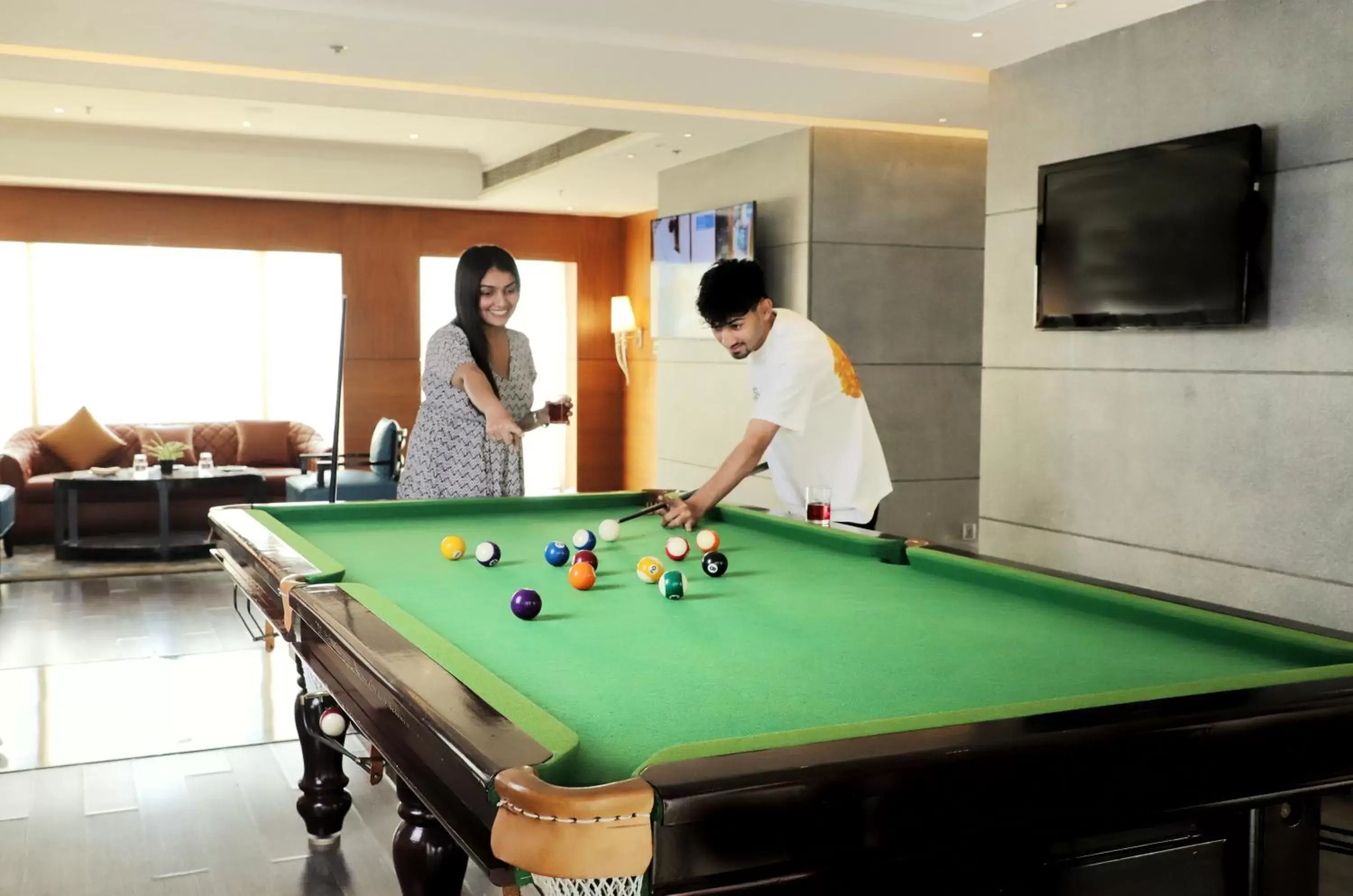 Entertainment, Billiards in Hyatt Ahmedabad