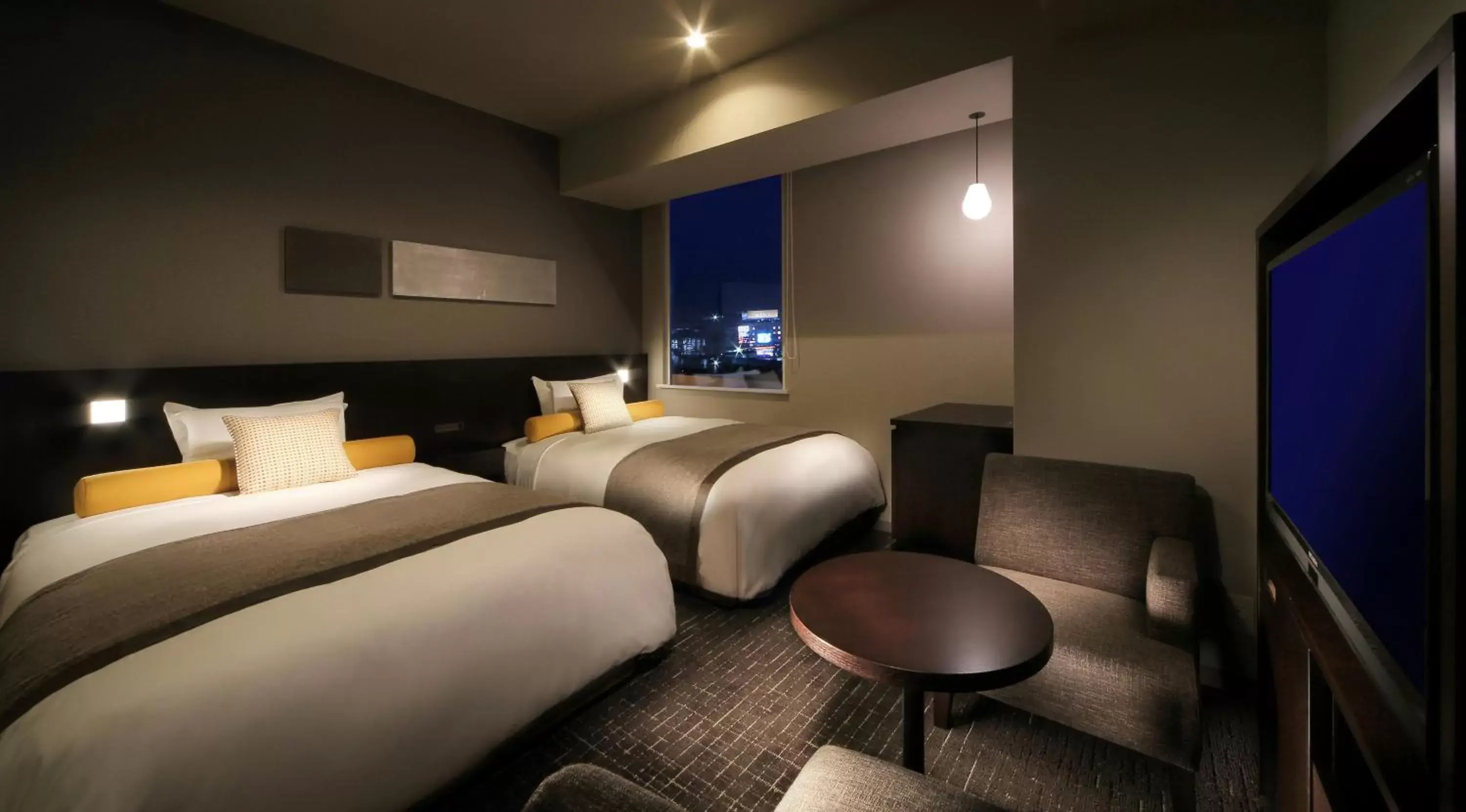 Bedroom in Sendai Washington Hotel