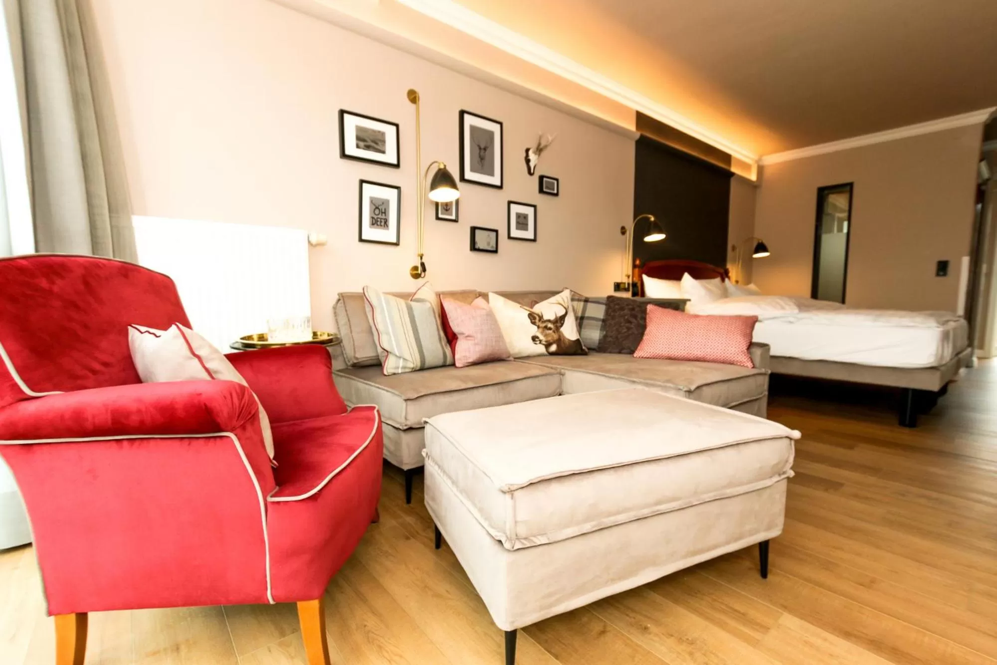 Photo of the whole room, Bed in Nordseehotel Kröger