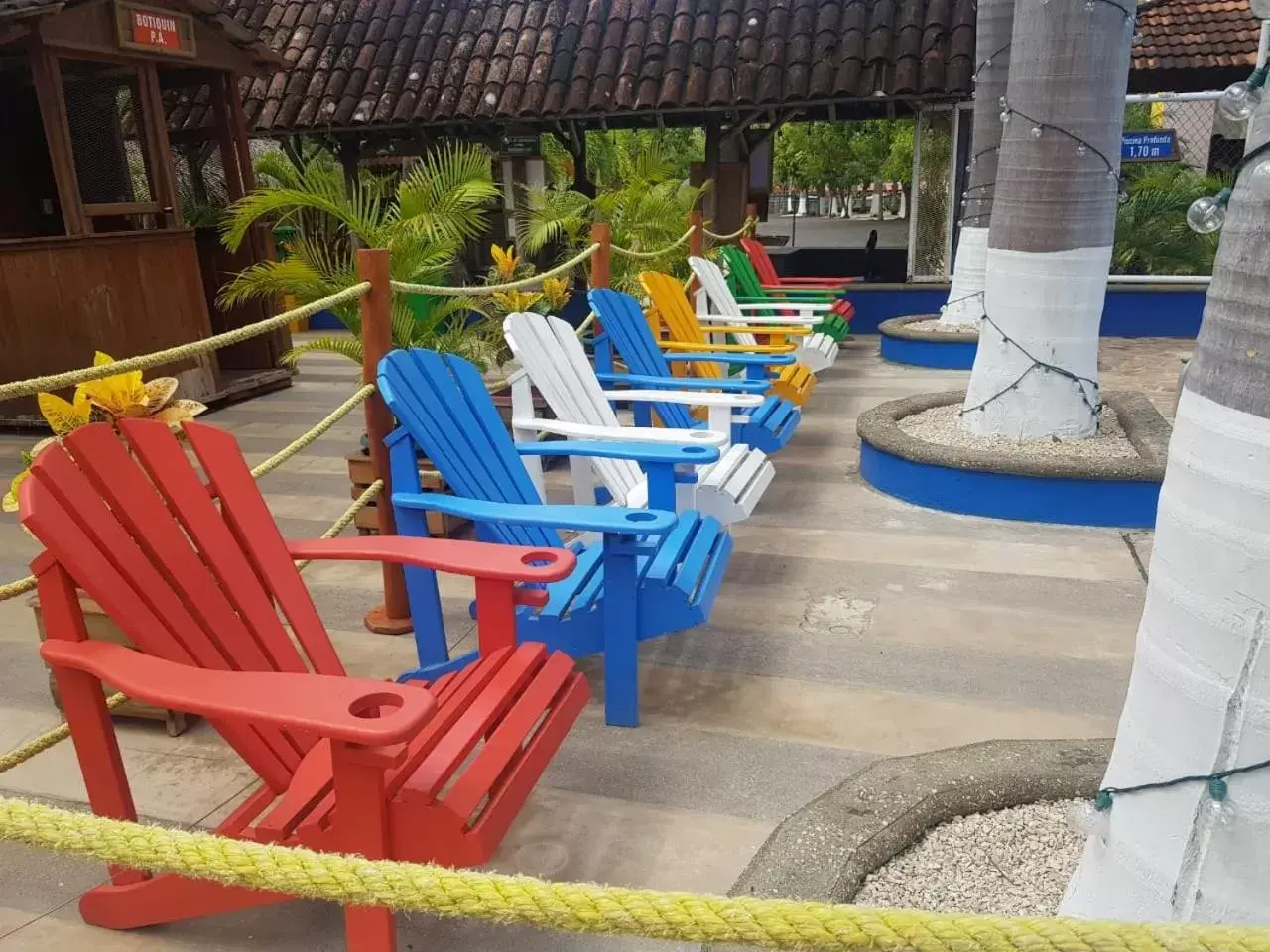 Patio in La Boya Hotel y Parque Acuático