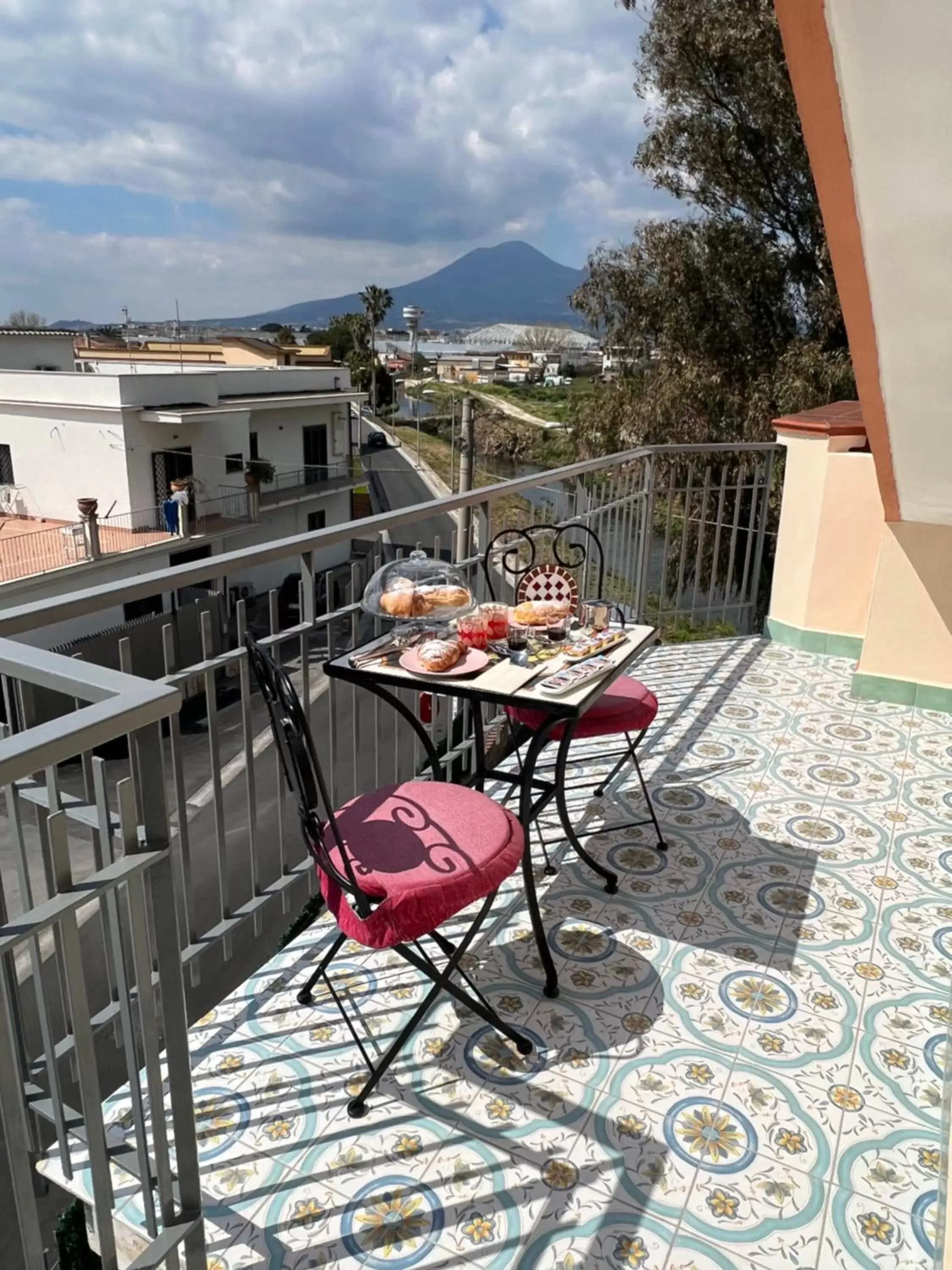 Patio in Il Tempio Di Giove Suite