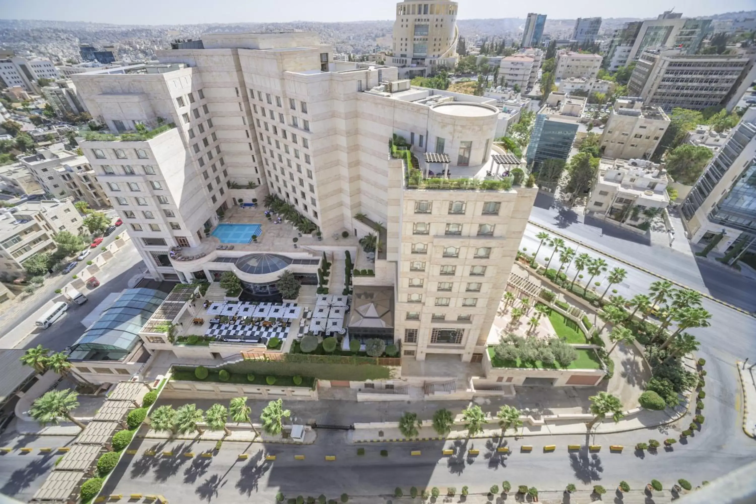 Property building, Bird's-eye View in Grand Hyatt Amman
