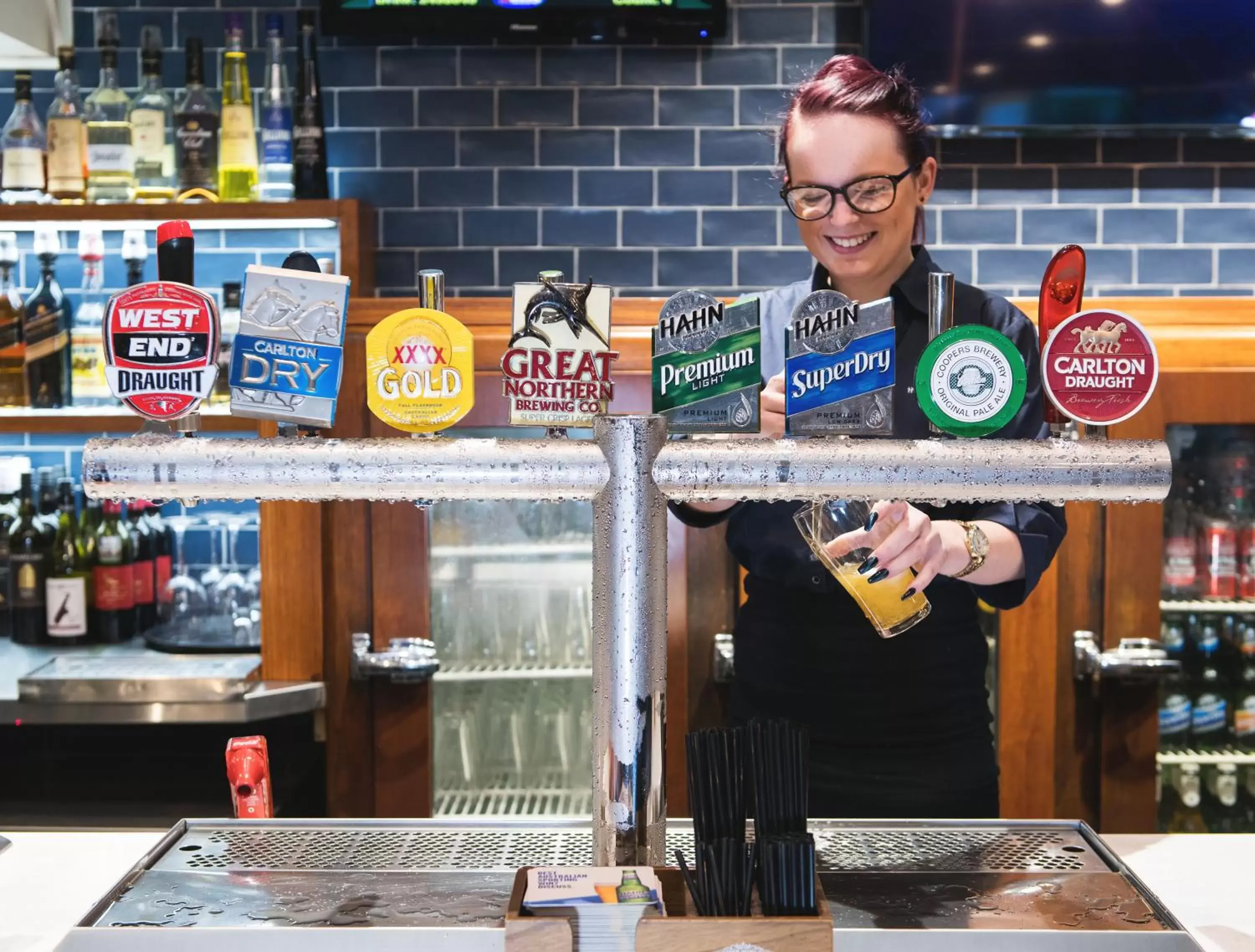 Staff in Nightcap at Hendon Hotel