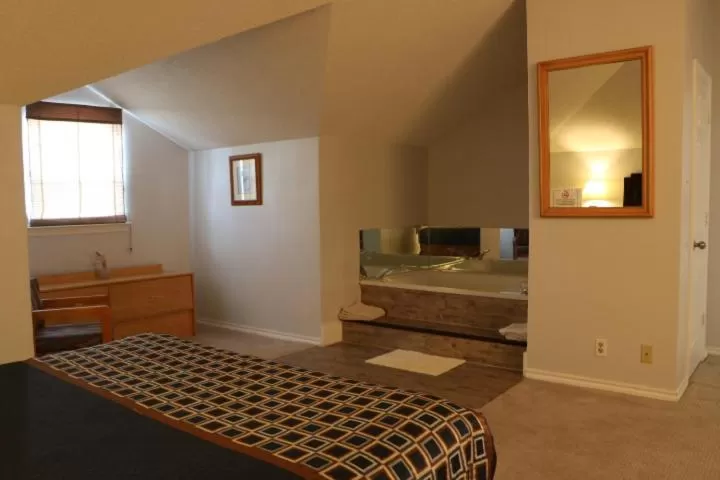 Bed in Bent Tree Motel