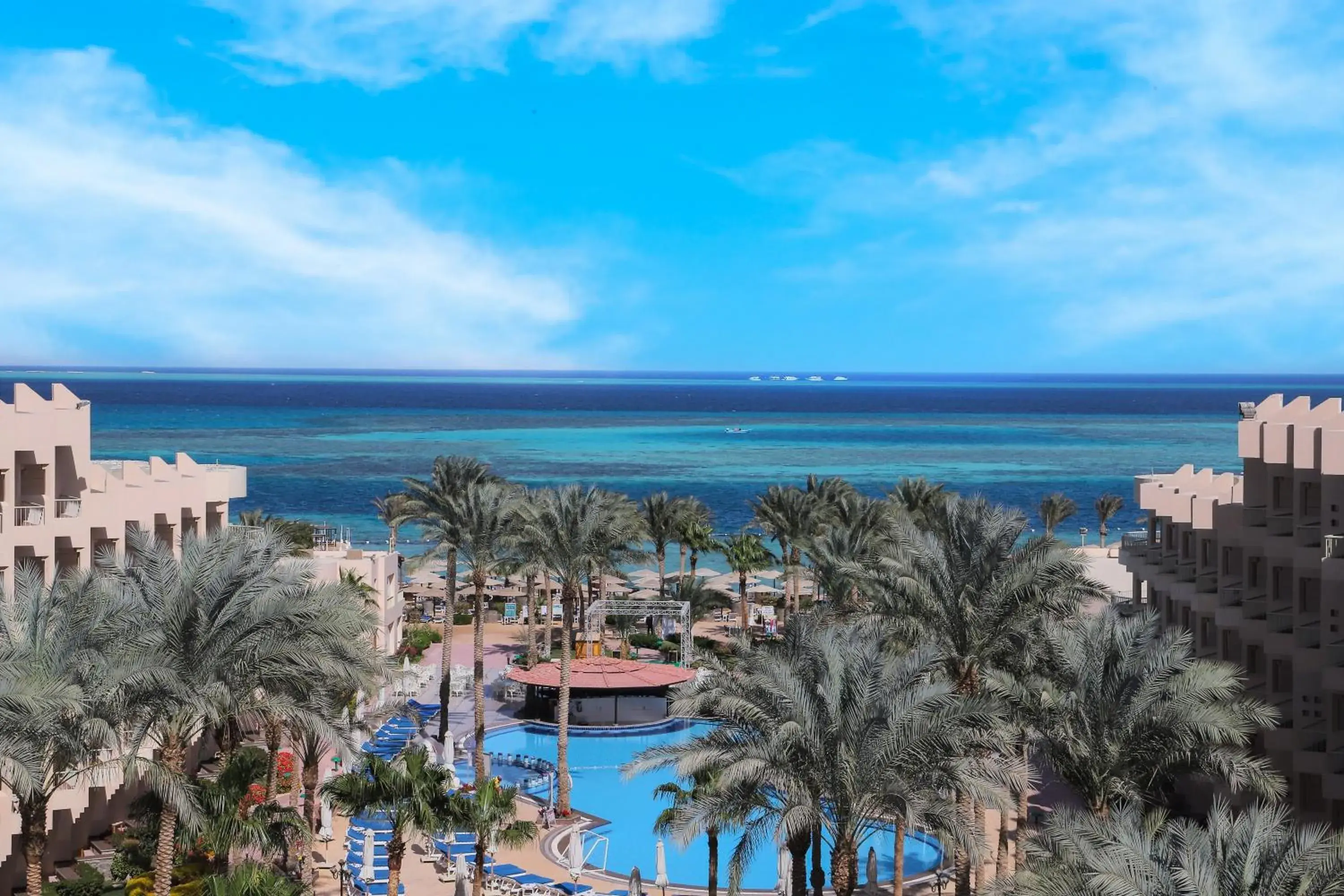 Natural landscape, Pool View in Sea Star Beau Rivage Hotel