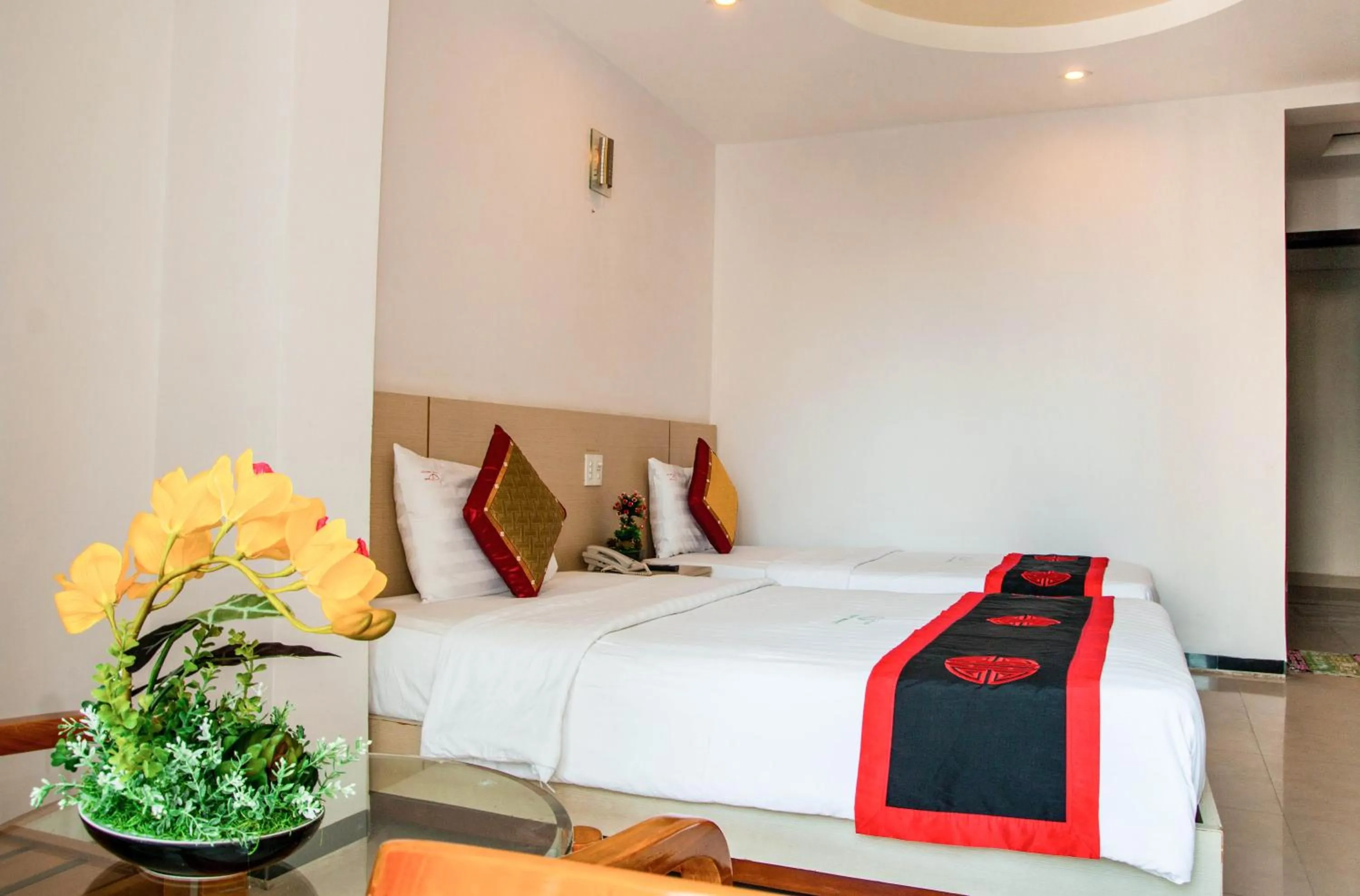 Bed in Le Duong Hotel