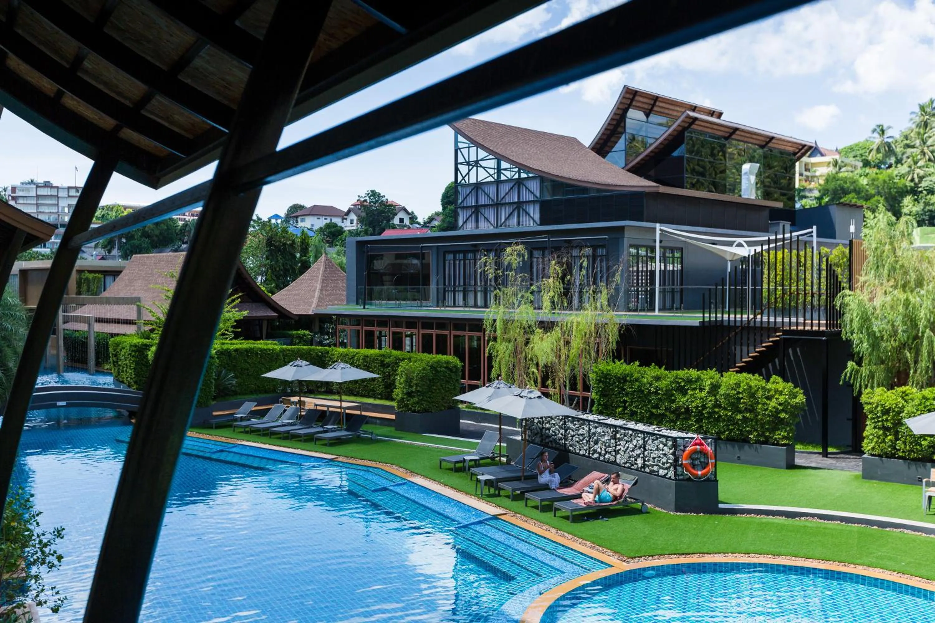 Pool view in Aurico Kata Resort & Spa - SHA Extra Plus